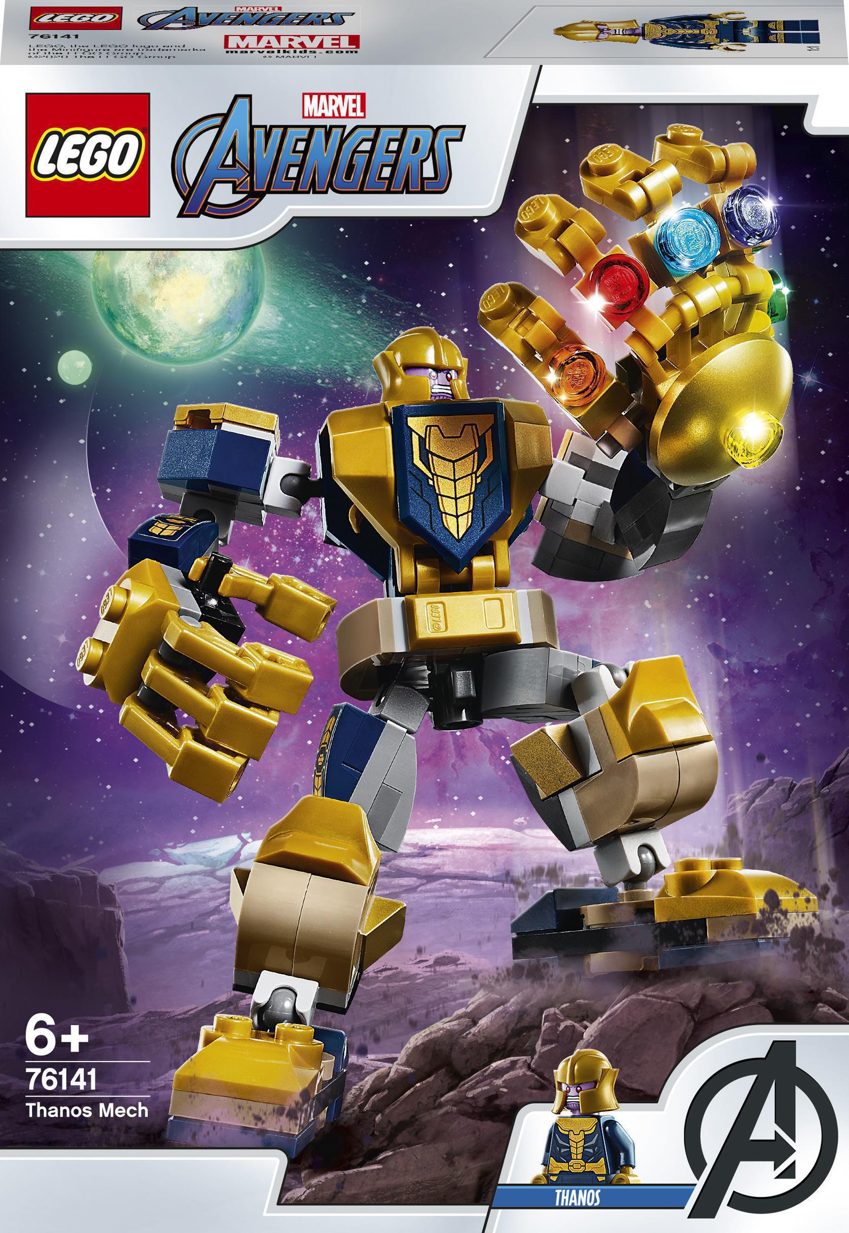 LEGO Marvel Avengers Mech Thanosa (76141) – Emocjonująca zabawa dla młodych superbohaterów