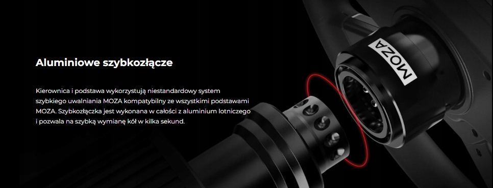 Innowacyjna kierownica gamingowa Moza Racing RS071