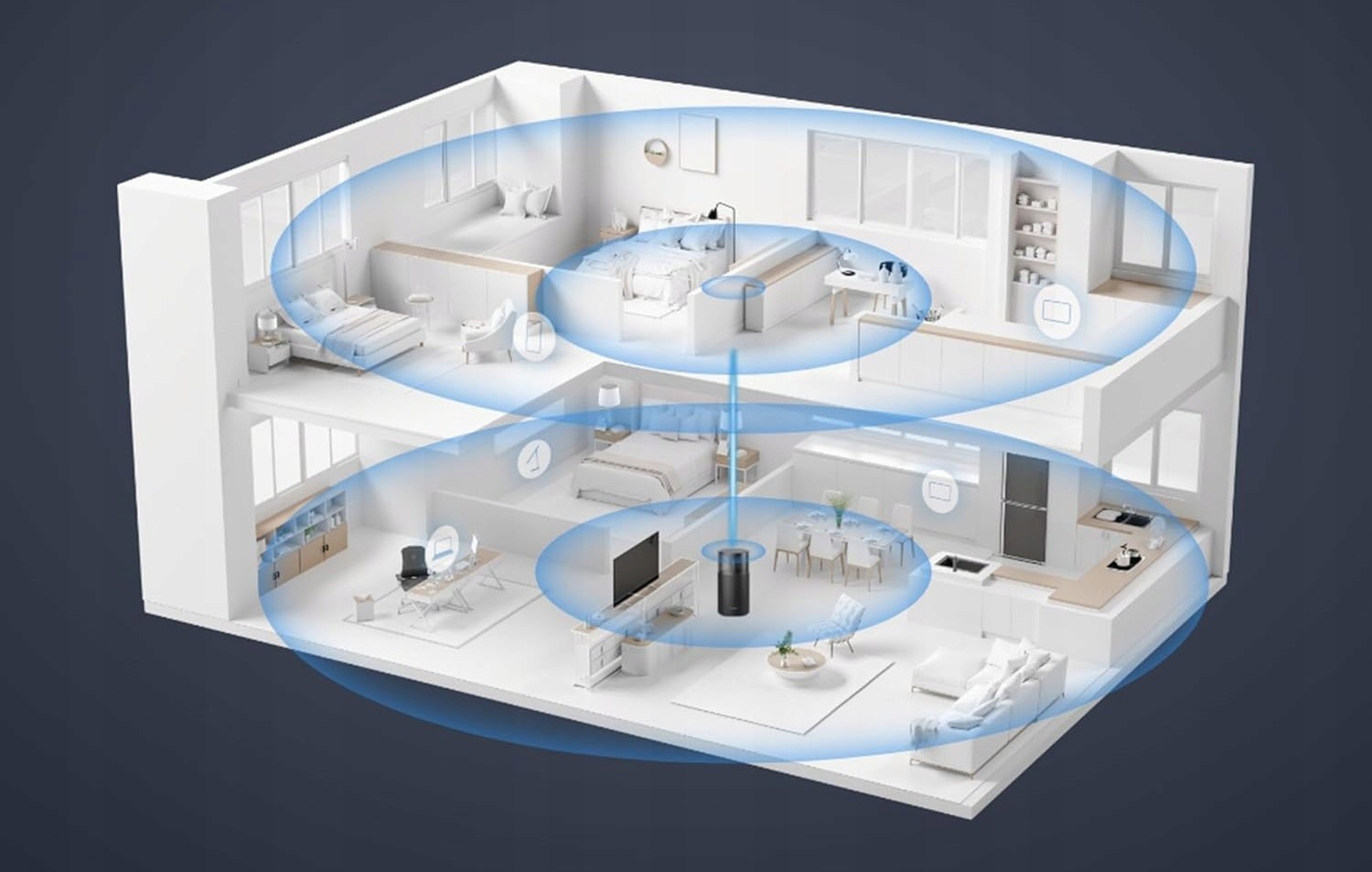 Innowacyjna antena Cross-Floor Mesh – Silne sygnały na wielu piętrach