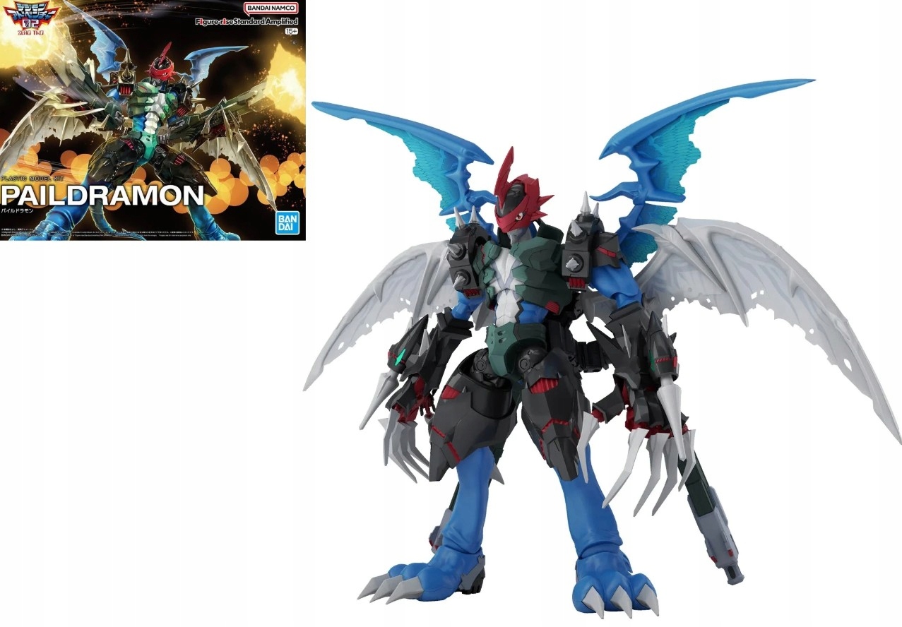 FIGURE RISE AMPLIFIED DIGIMON ADVENTURE 02 - PAILDRAMON – Wciągająca przygoda z ulubionym bohaterem