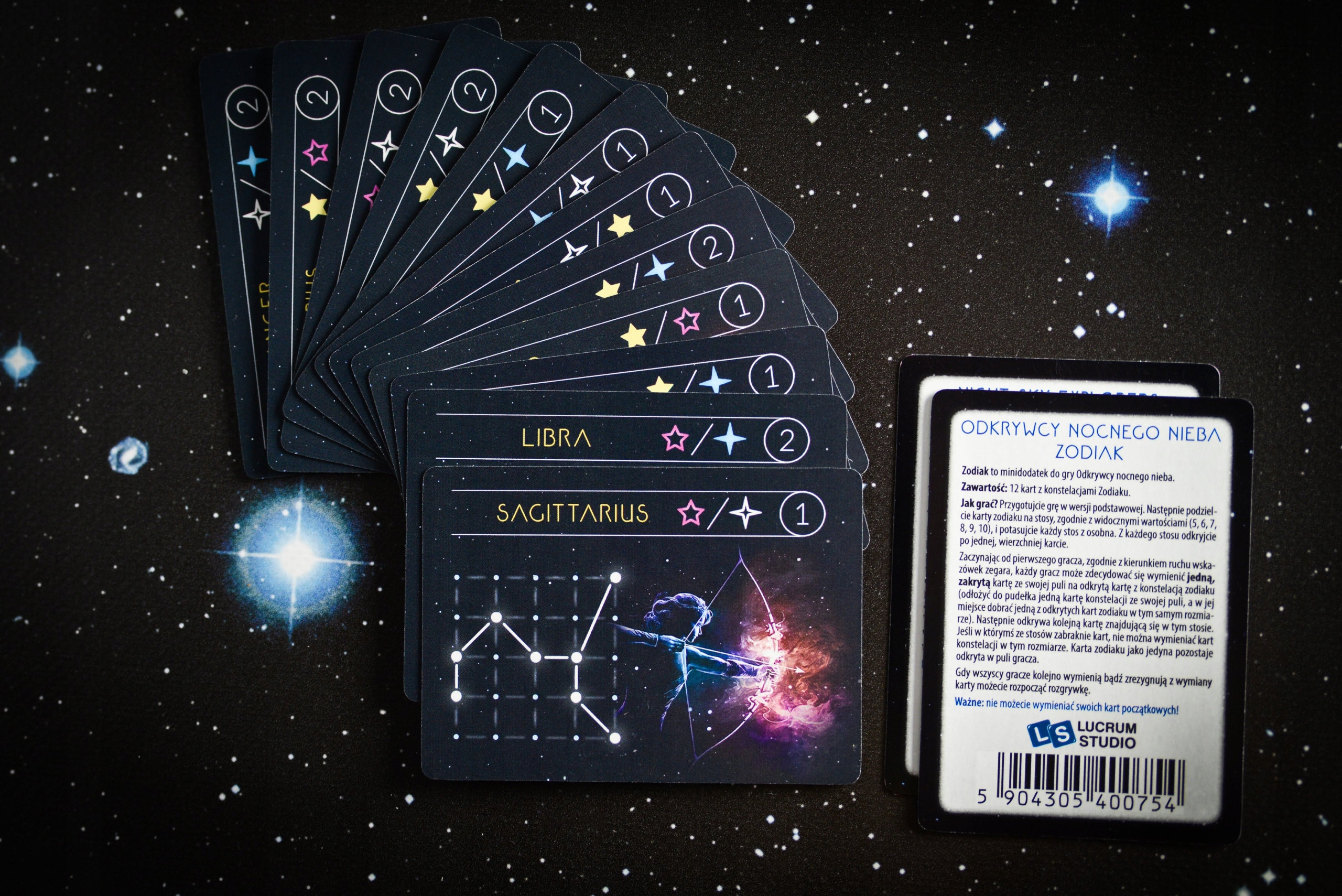 Nowe karty konstelacji Zodiaku
