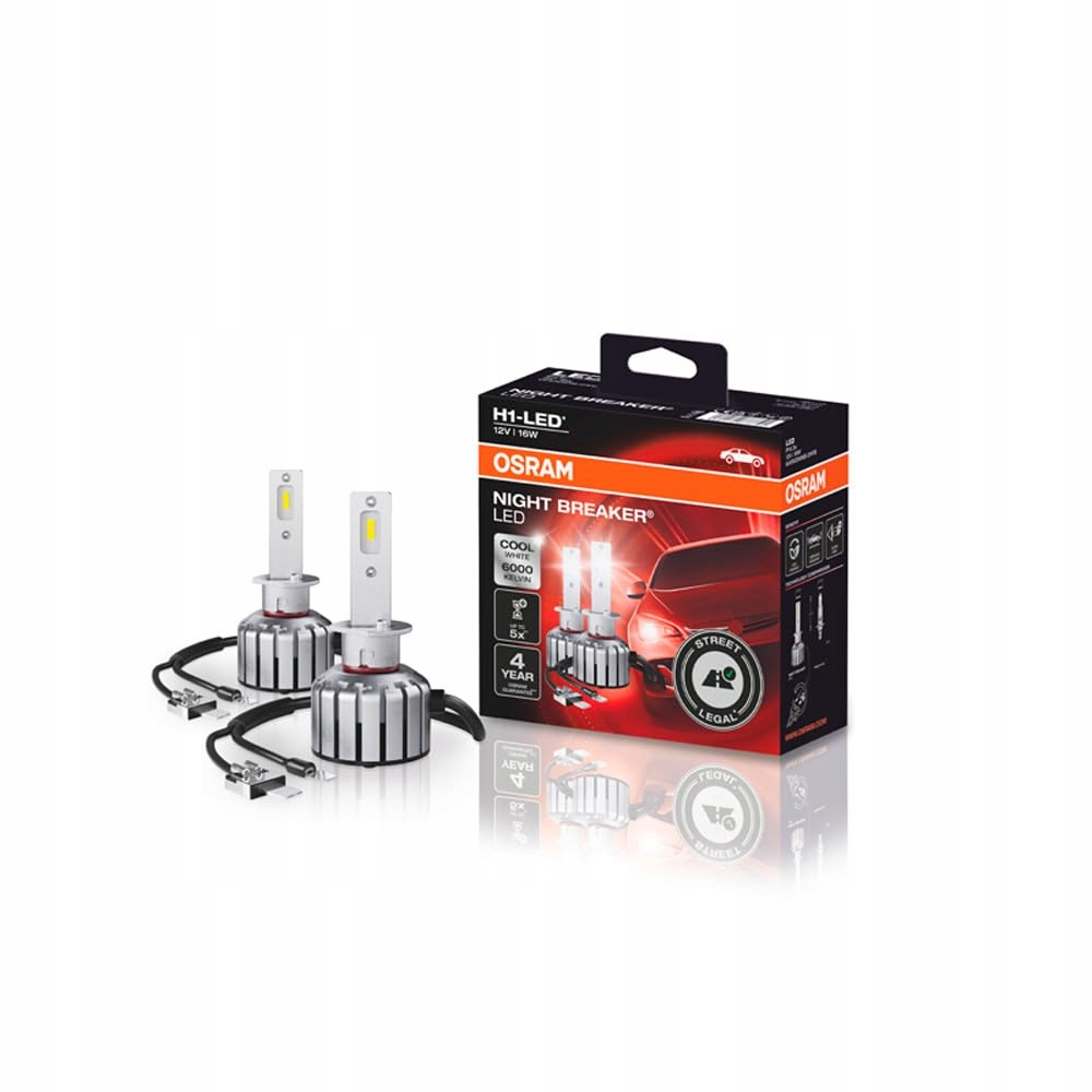 Żarówka LED H1 12V 16W P14,5S – Oświetlenie o wysokiej wydajności