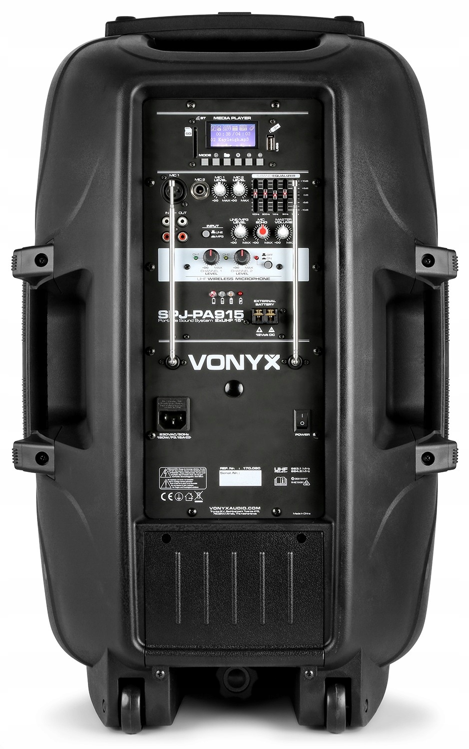 Dwa bezprzewodowe mikrofony UHF w zestawie