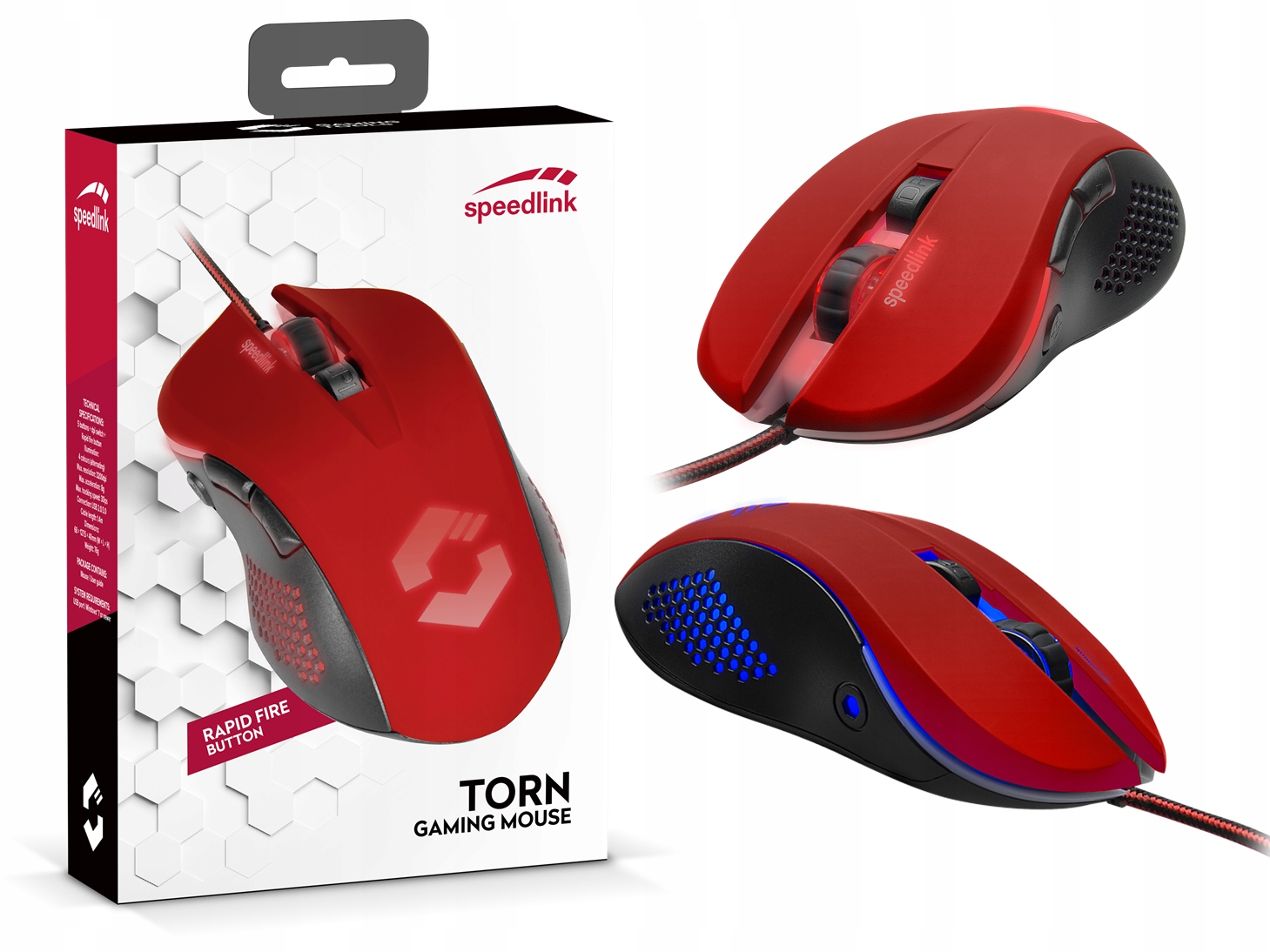 Mysz Speedlink TORN – Idealna mysz do gier dla każdego gracza