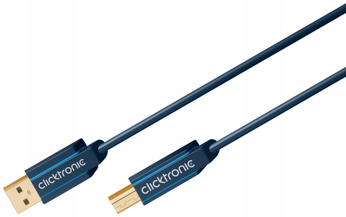 Kabel USB-A - USB-B 3 m Niebieski (JAB-1404853) – Idealne rozwiązanie do przesyłania danych
