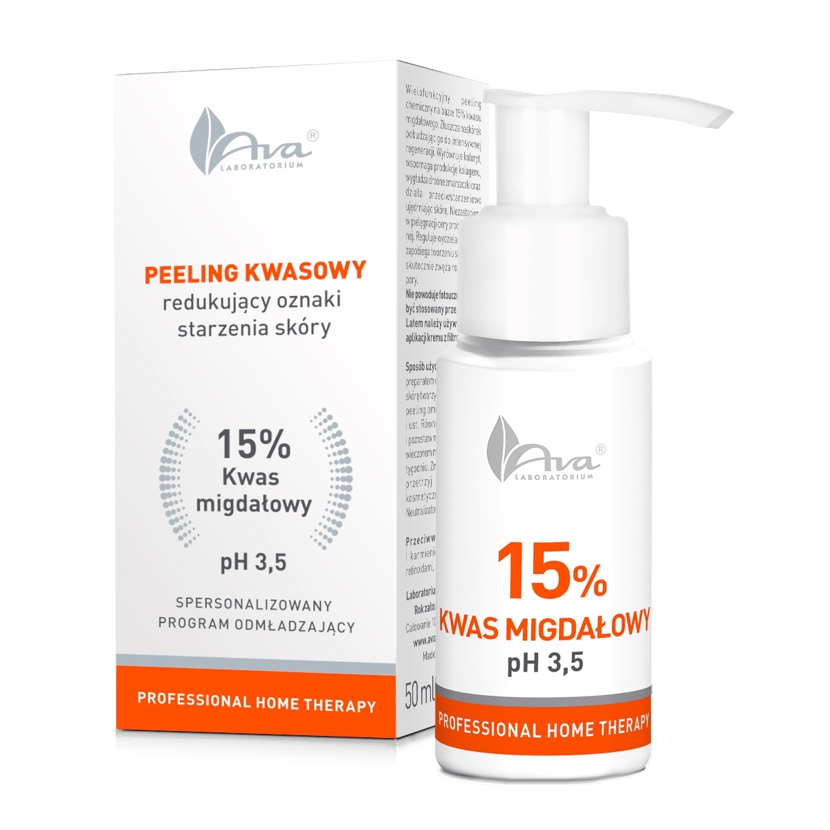 PHT Peeling kwasowy KWAS MIGDAŁOWY 15% 50ml – Odmłodzenie i regeneracja skóry