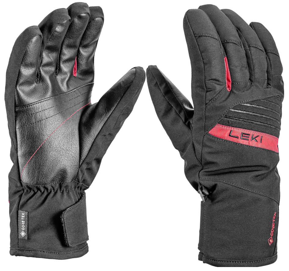 Rękawice LEKI COSMOS black/red 9.5 – Idealne na stok