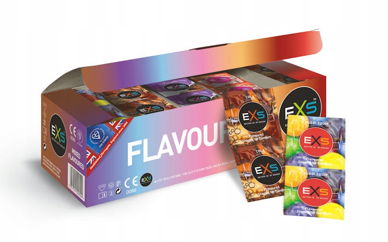 Prezerwatywy EXS Mixed Flavoured – Nowe doznania smakowe