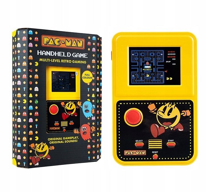 Pac-Man Colour Handheld – Przenośna konsola retro z klasyczną rozgrywką