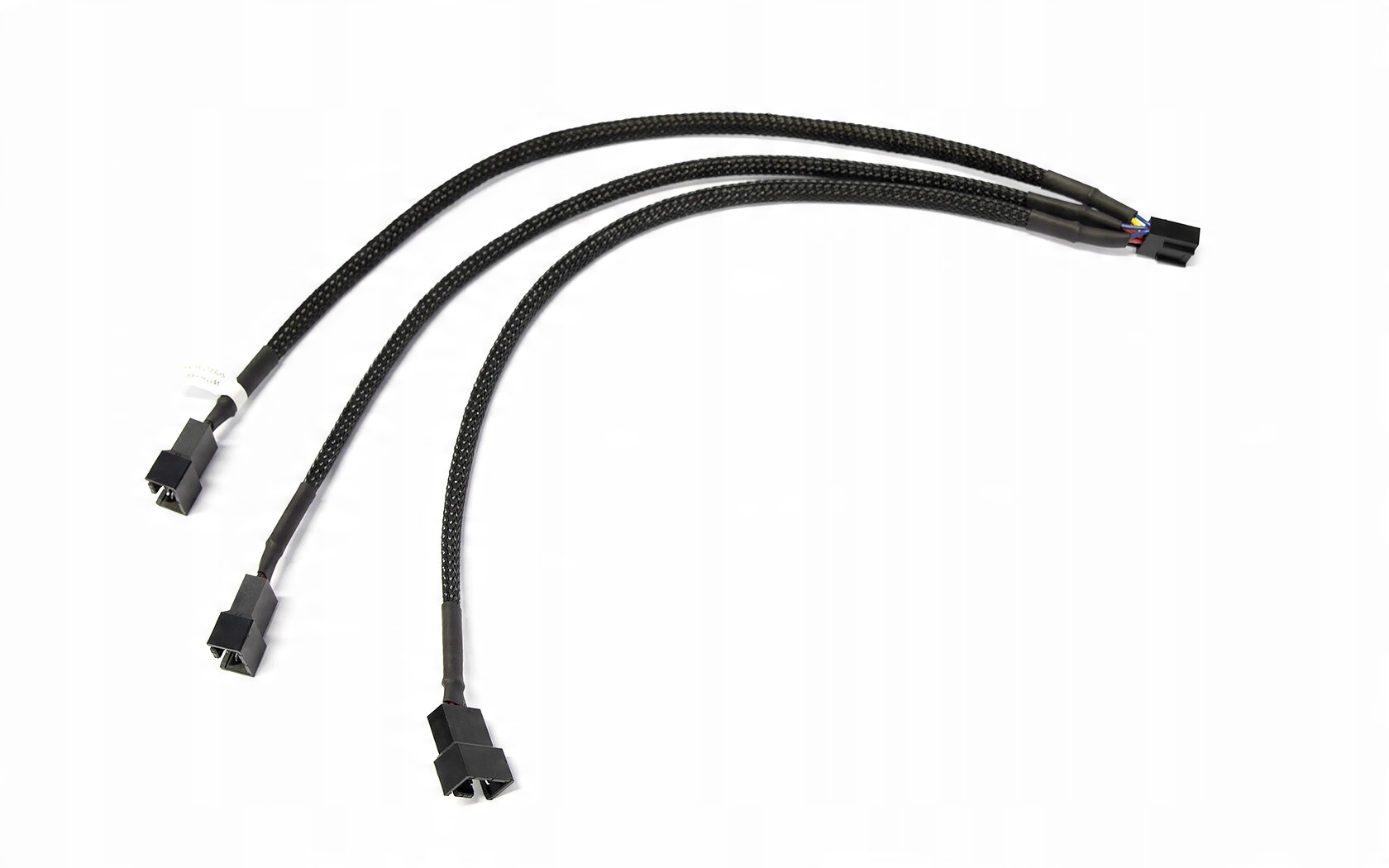 Kabel rozgałęziający 4-pin PWM do trzech wentylatorów
