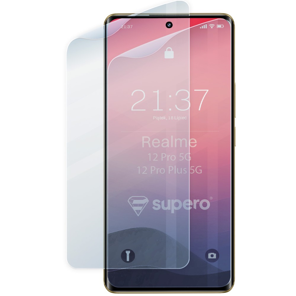 Folia hydrożelowa SUPERO do Realme 12 Pro 5G/12 Pro Plus 5G – Doskonała ochrona ekranu