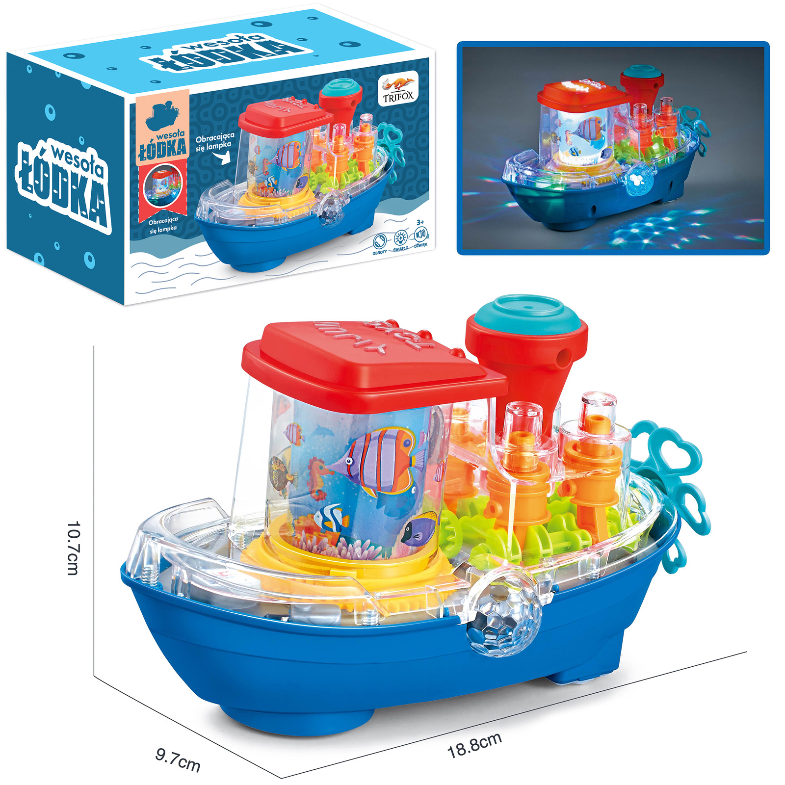 Cechy i zalety Wesołej Łódki Trifox