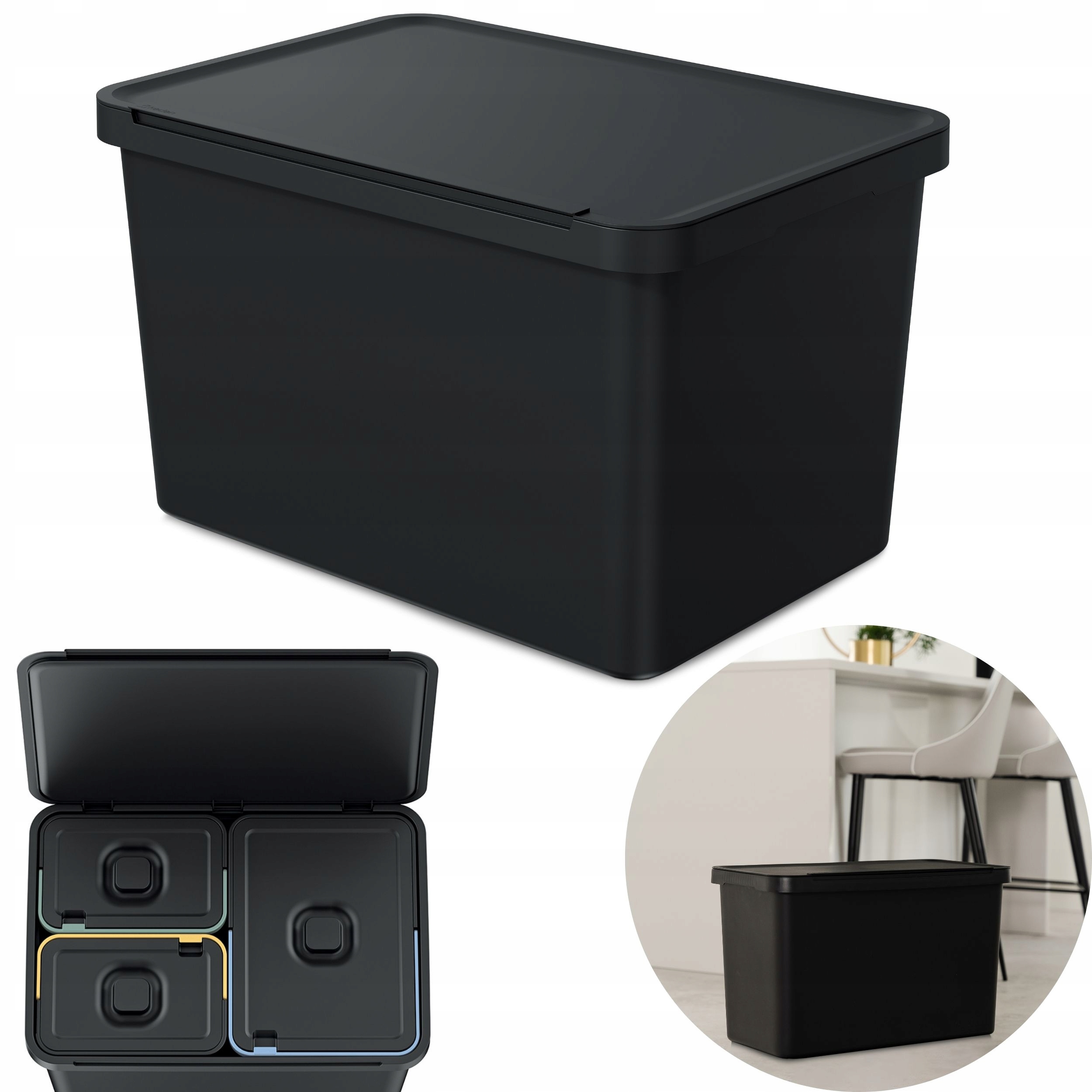 Praktyczne rozwiązanie z 3 komorami do segregacji