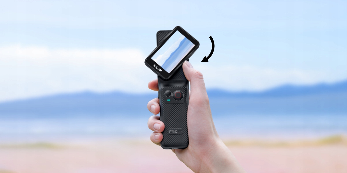 Innowacyjny obracany ekran dla lepszej kontroli