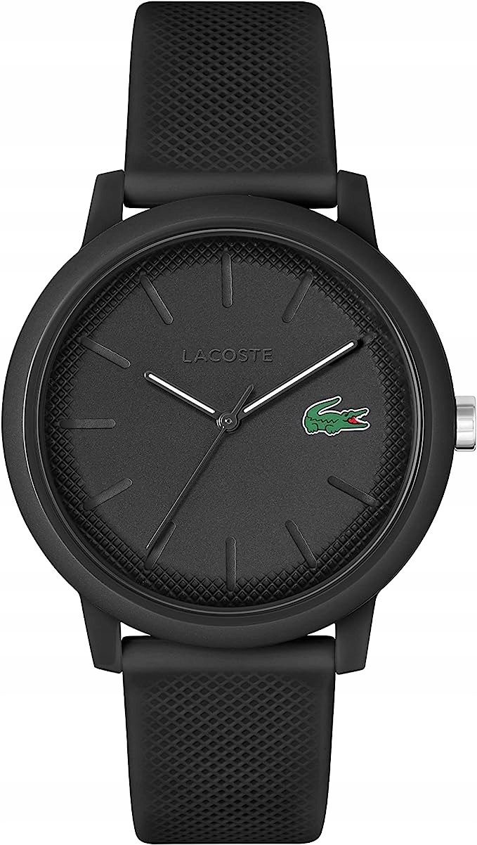 Męski Zegarek Lacoste 12.12 Black 2011171 – Sportowy Minimalizm w Twoim Stylu