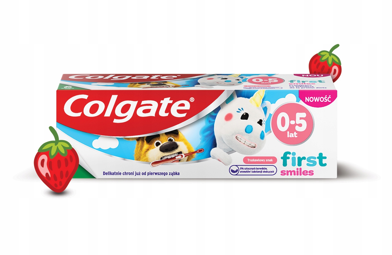 Delikatny smak truskawkowy dla najmłodszych