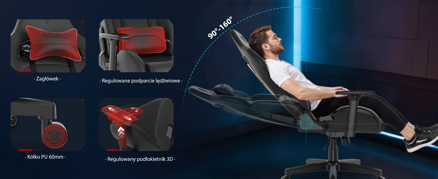 Krzesło gamingowe Sentinel