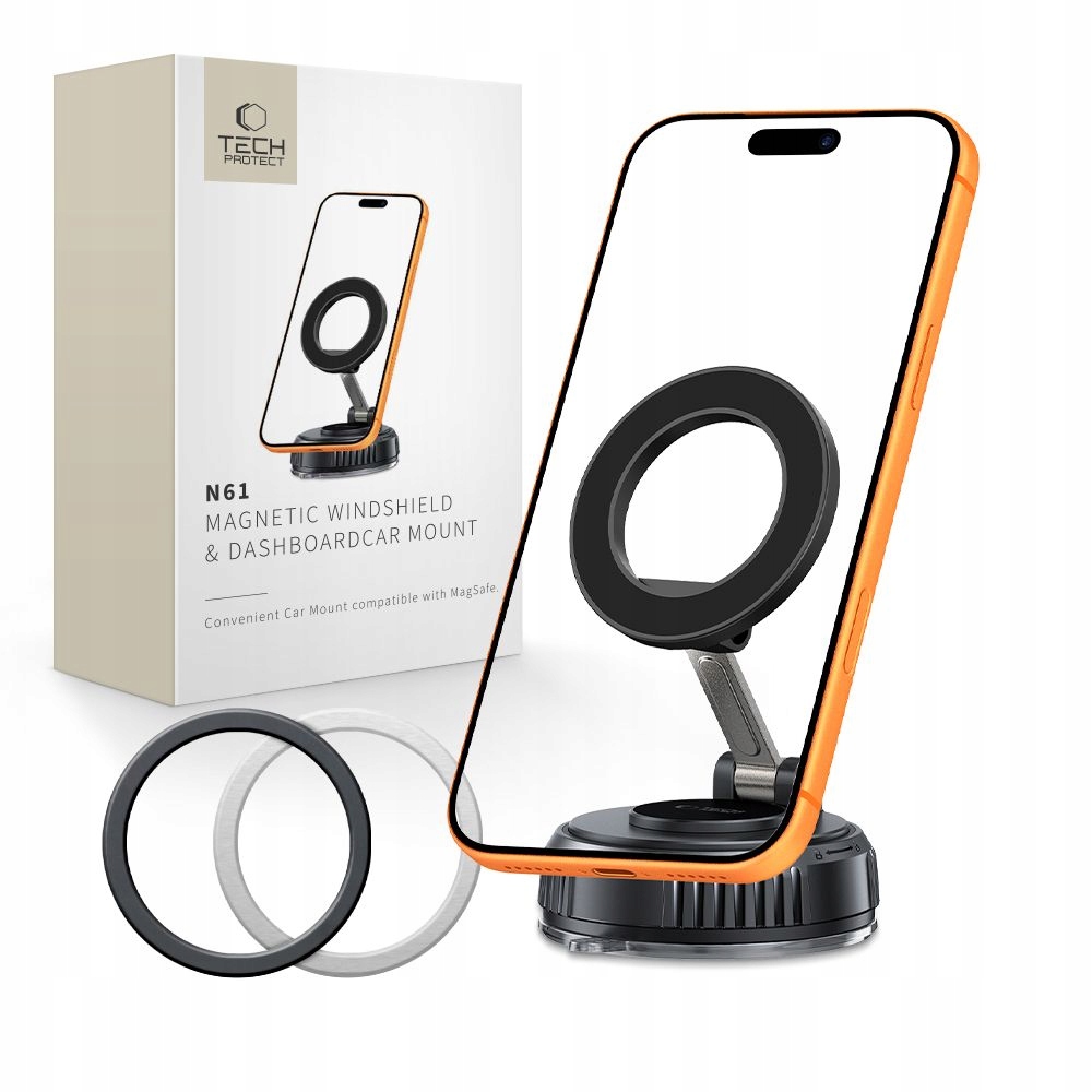 Uchwyt samochodowy Tech-Protect N61 Magnetic MagSafe – Wygoda i bezpieczeństwo w podróży