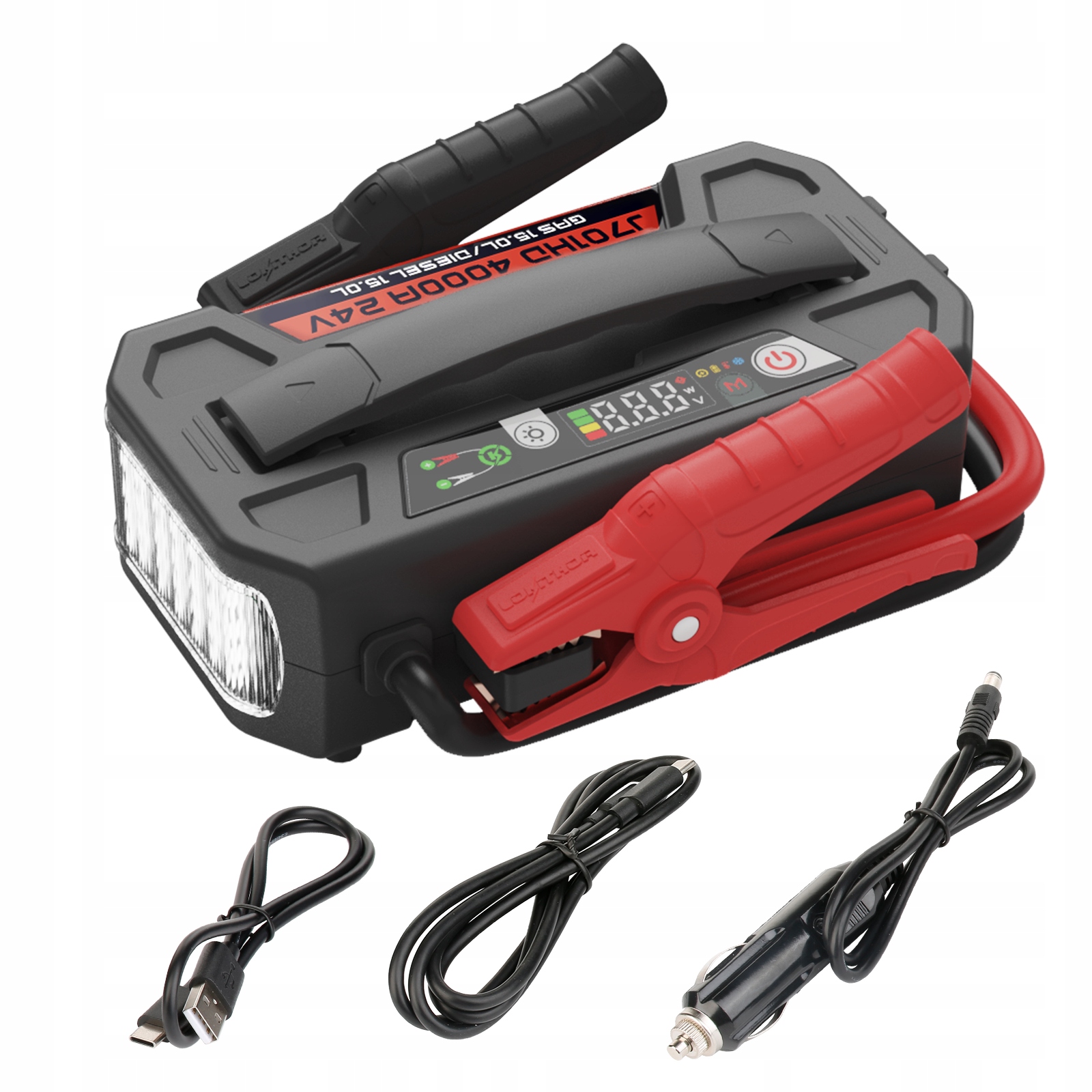 Urządzenie rozruchowe Lokithor J701HD 207,2Wh 4000A – Niezawodny partner w trudnych warunkach