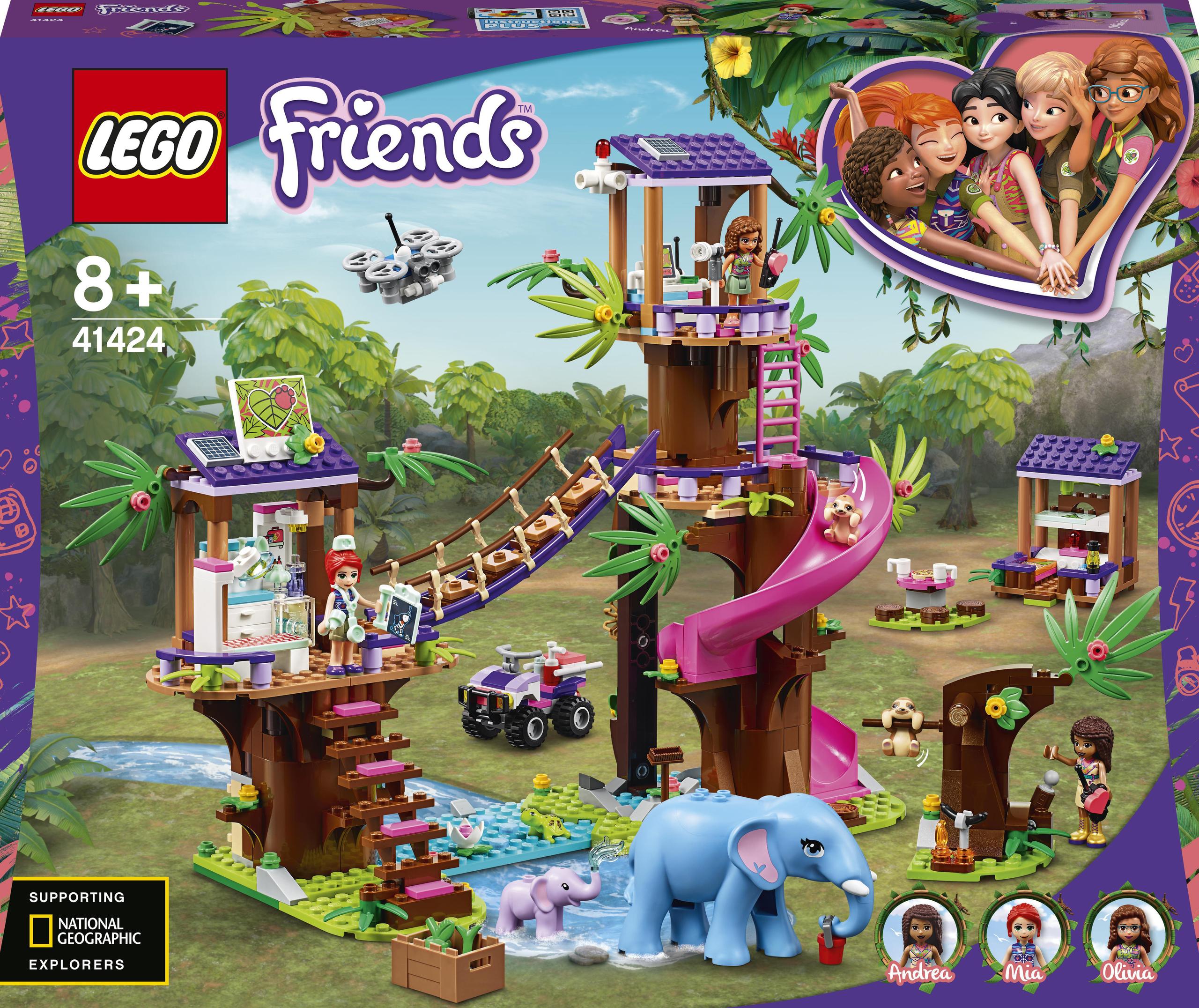 LEGO Friends Baza ratownicza (41424) – Przygoda w dzikiej przyrodzie