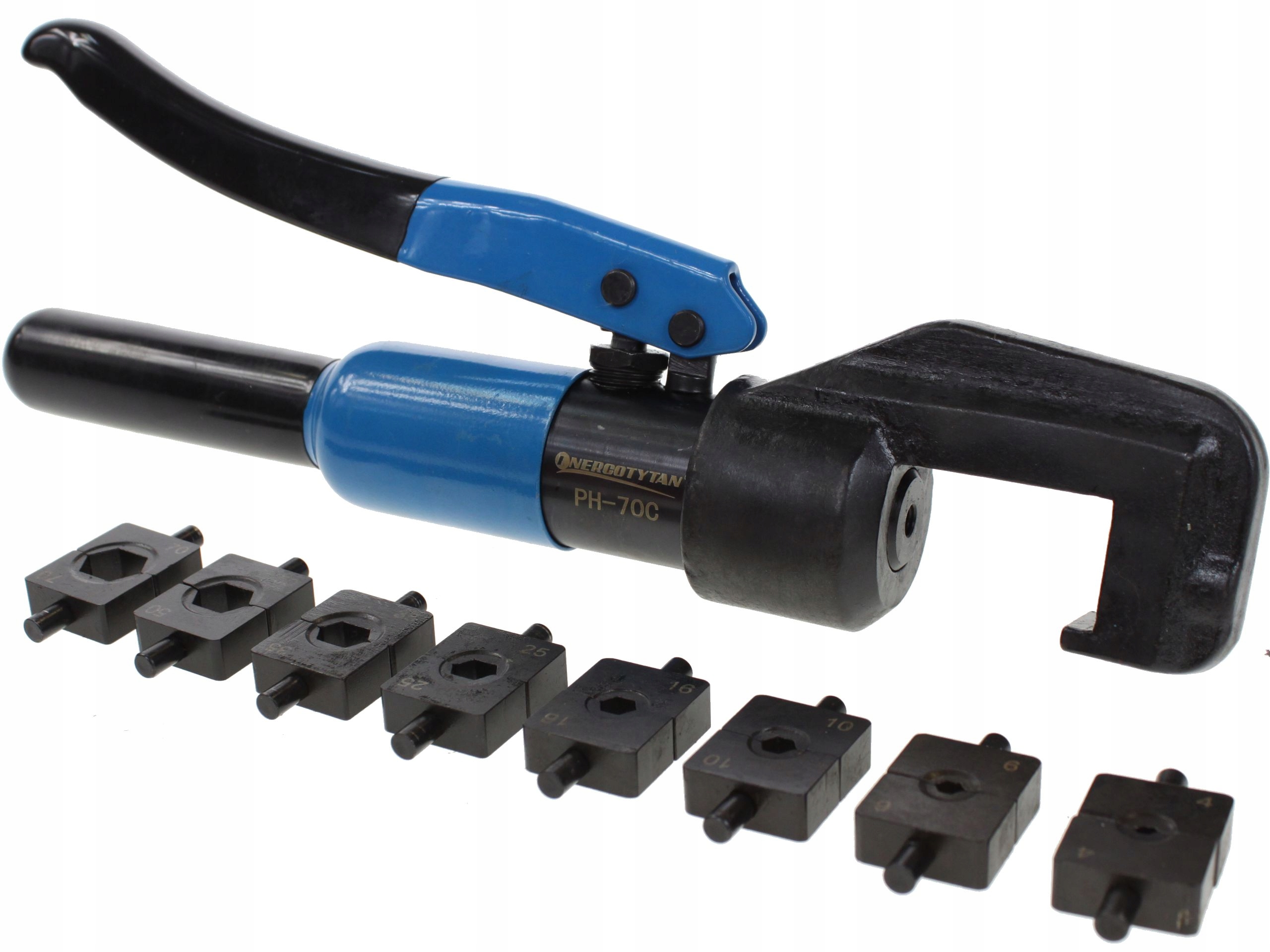 Praska hydrauliczna do kabli 4-70 / zaciskarka do kabli 4-6-10-16-25-35-50-70 / PH-70C – Niezbędne narzędzie w Twoim warsztacie