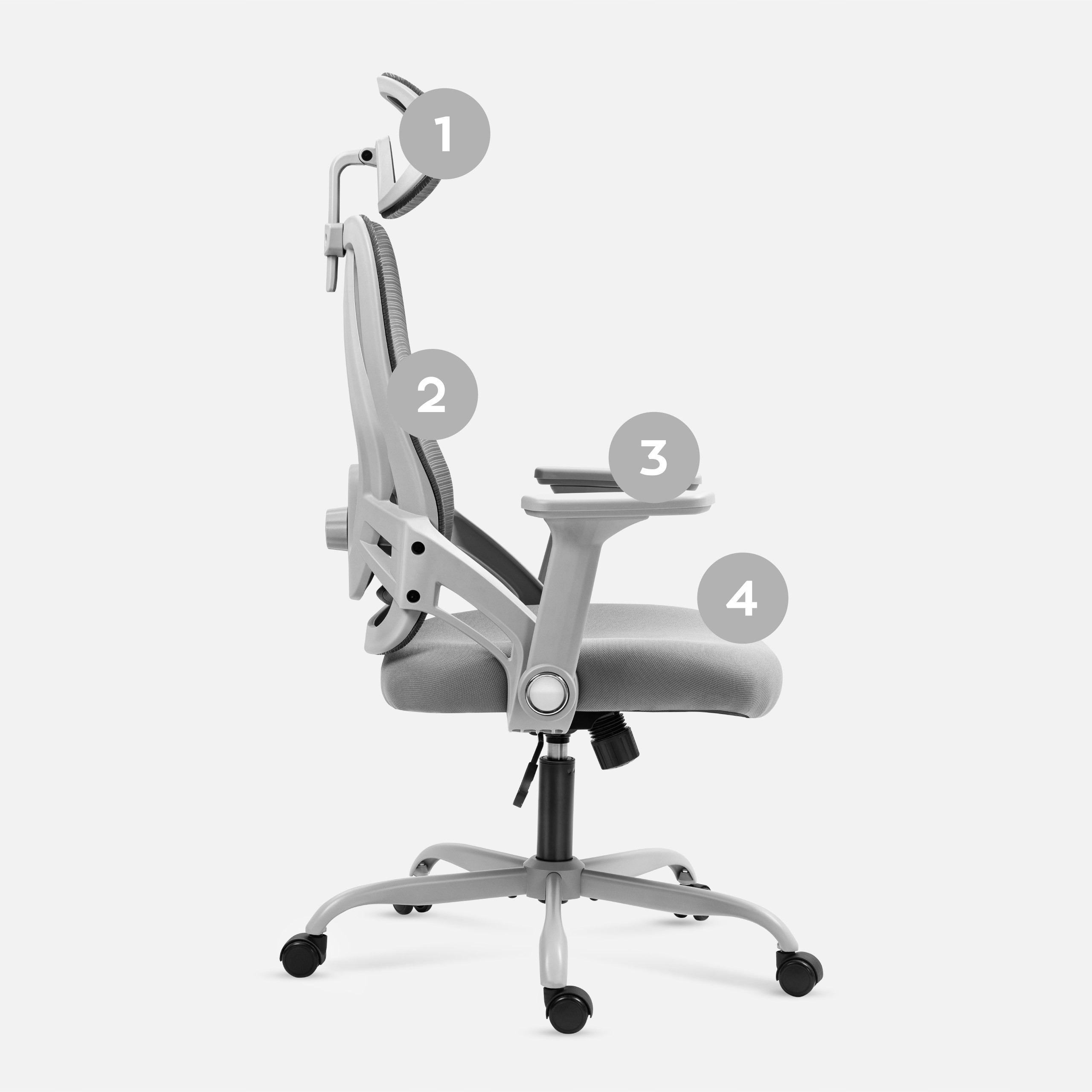 Regulowany zagłówek 2D – idealne podparcie szyi