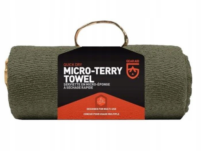 GearAid Ręcznik Micro Terry OD Green Large 69030* – Idealny towarzysz w podróży