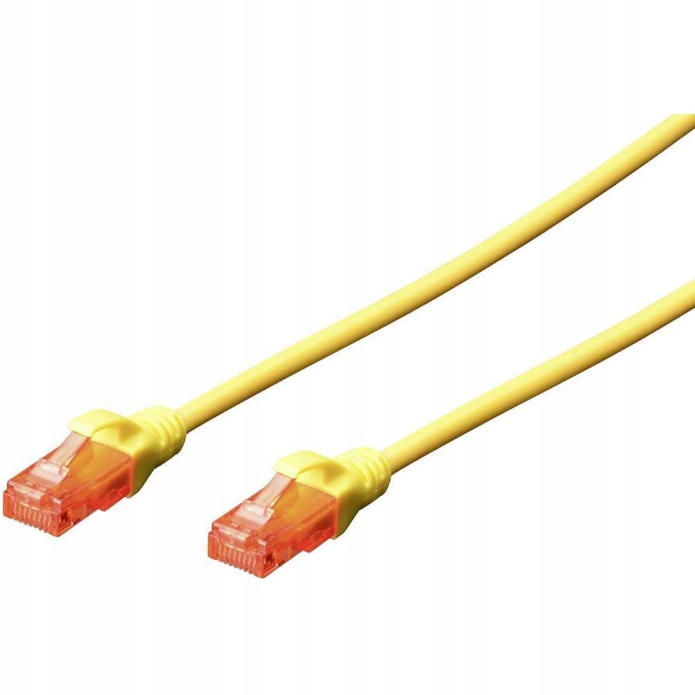 Kabel krosowy DIGITUS U-UTP Cat6, 0.5m – Niezawodne połączenie dla Twojej sieci