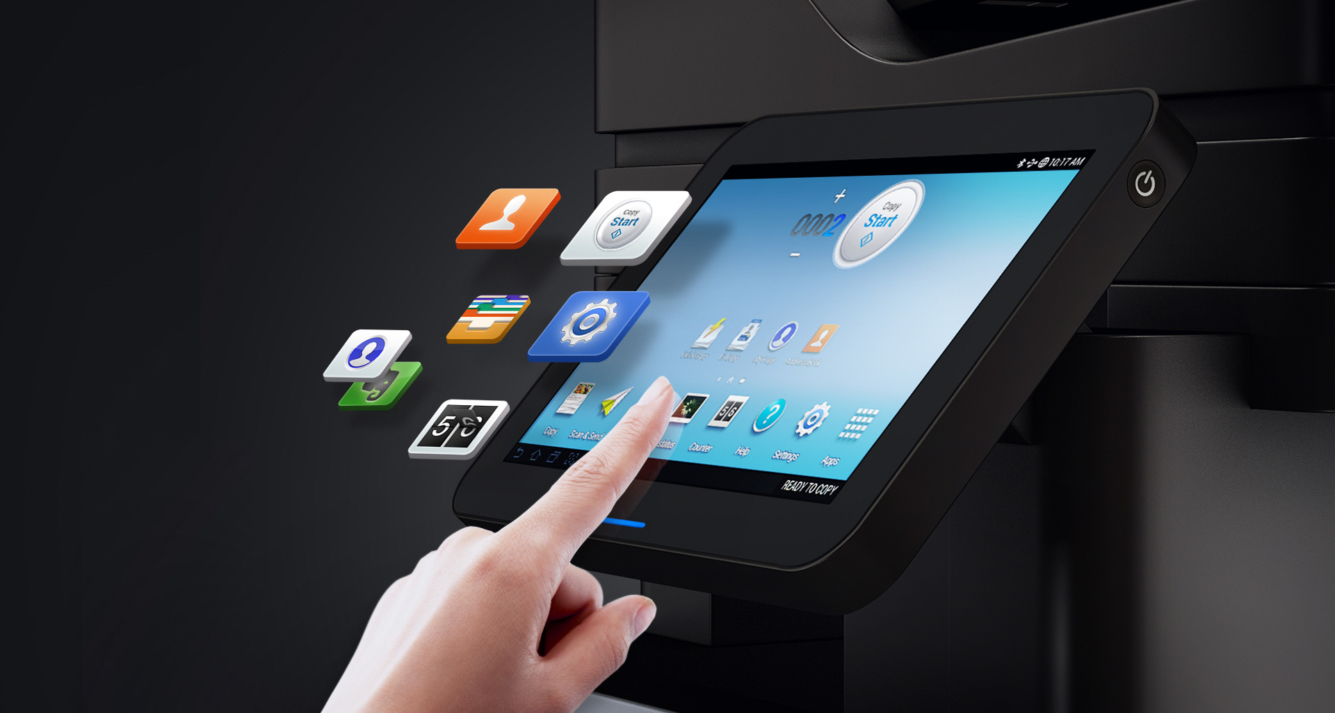 Wykorzystaj preinstalowane aplikacje i widget