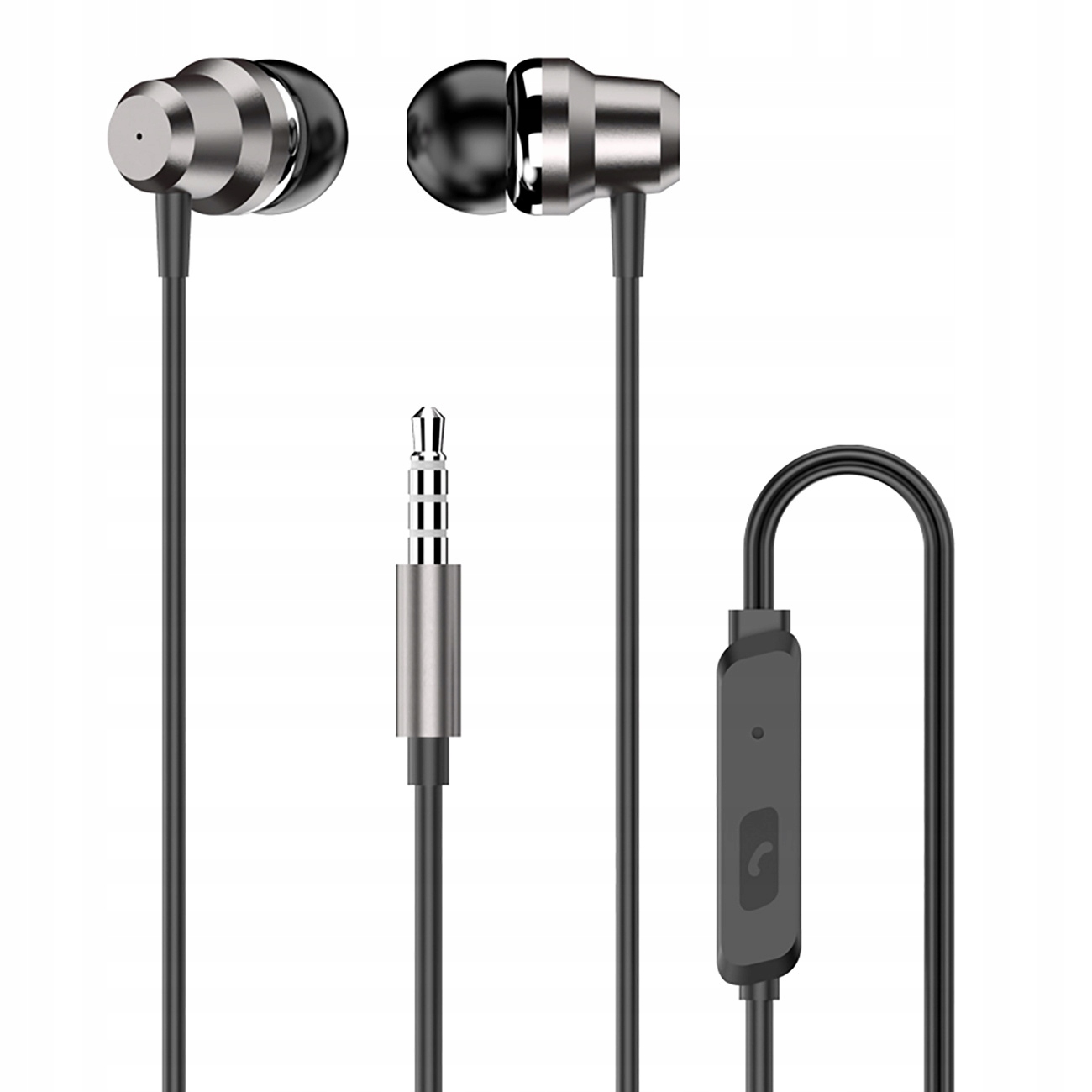 Słuchawki przewodowe dokanałowe Dudao X10PRO mini jack 3.5mm - czarne