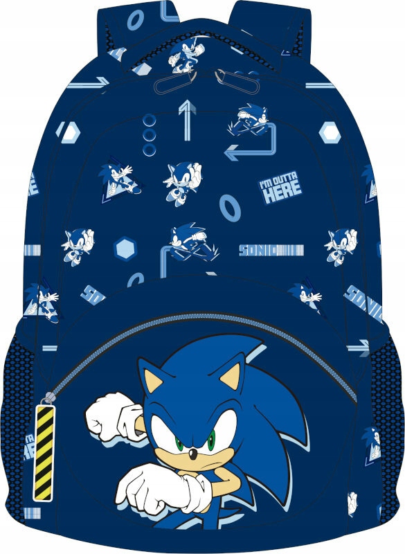 Plecak 42cm Sonic SN00008 – Idealny wybór dla uczniów