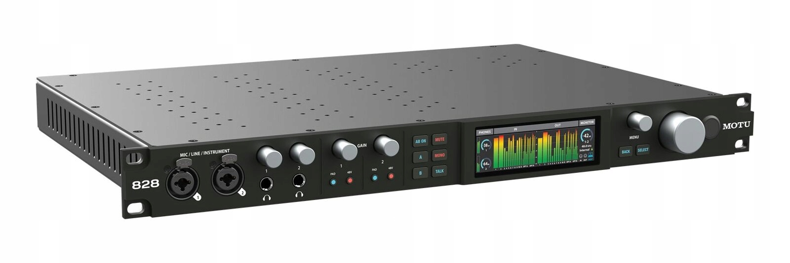 DTM・DAW MOTU 828 28in 32out USB-C MOTU MOTU 828 Interfejs Audio USB-C 28x32 DSP LCD 192kHz MIDI