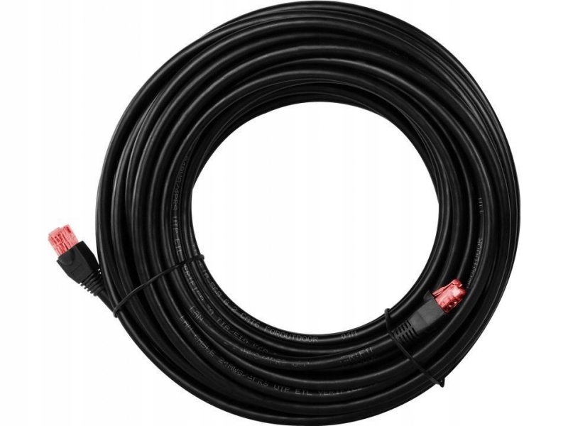 Kabel Goobay U/UTP Outdoor-PatchCord Cat6 30m – Idealny do użytku zewnętrznego
