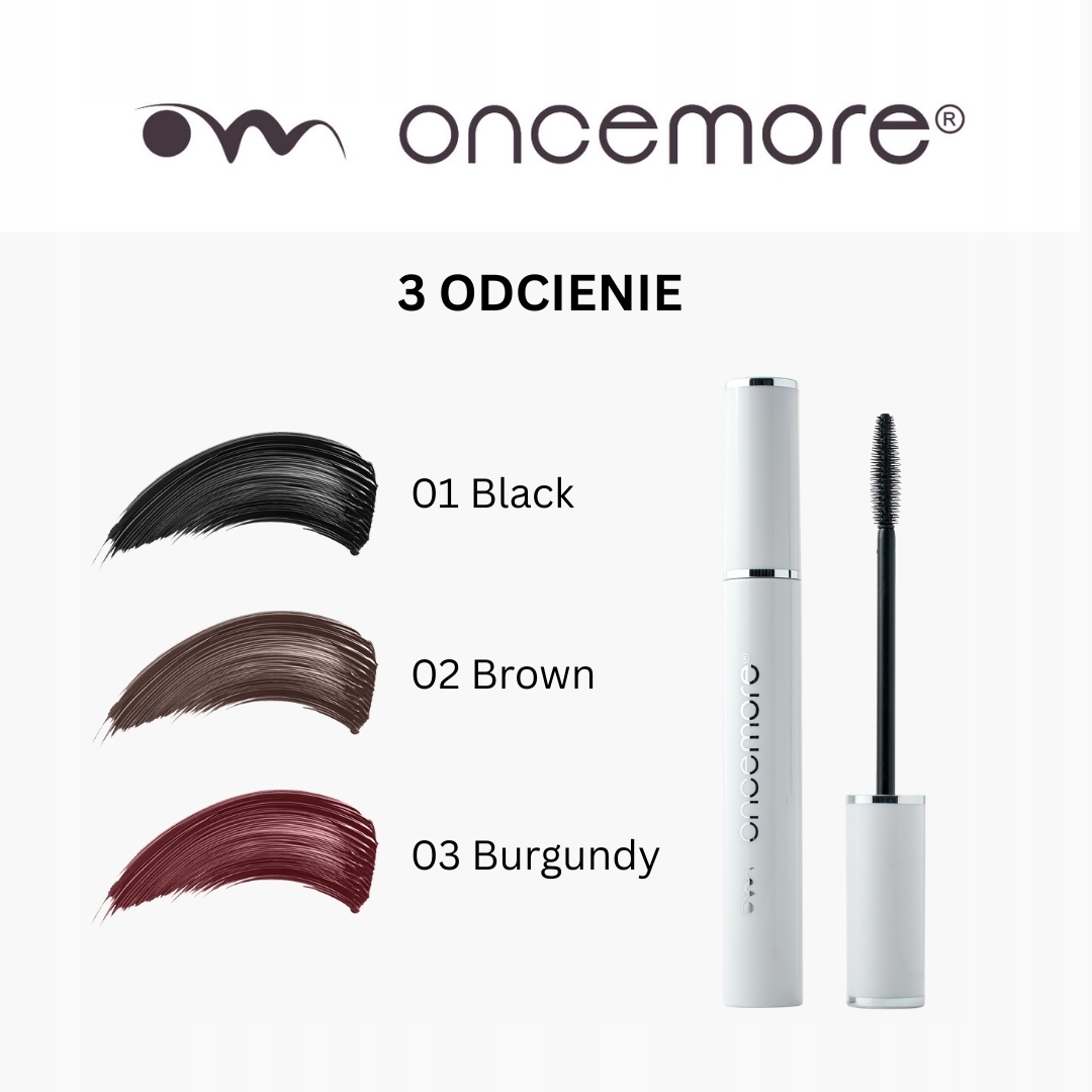 Wydłużanie i modelowanie rzęs z tuszem Once More