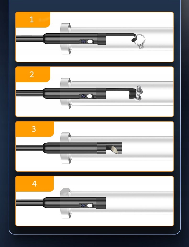 Elastyczny przewód o długości 5 metrów – dostęp do trudno dostępnych miejsc