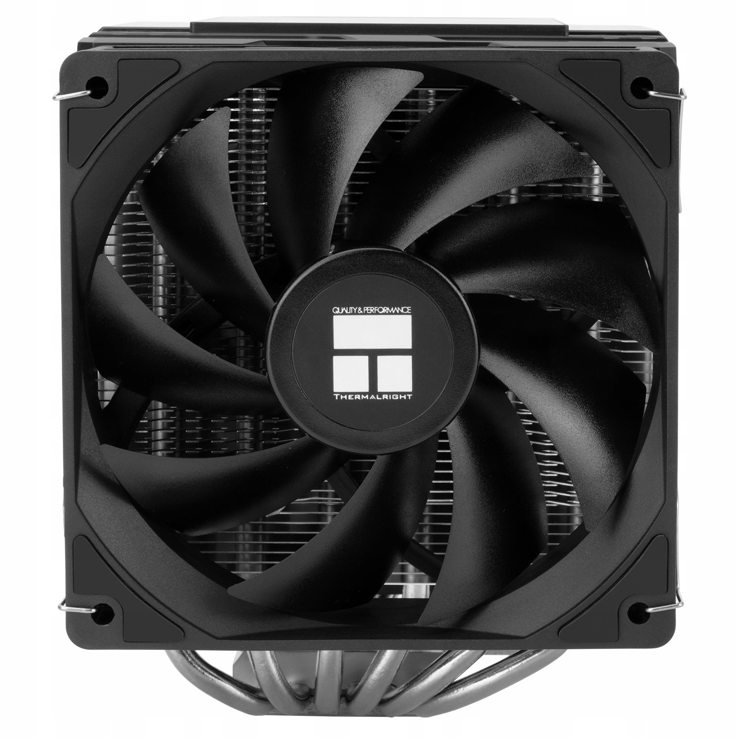 Masywny aluminiowy radiator z sześcioma ciepłowodami