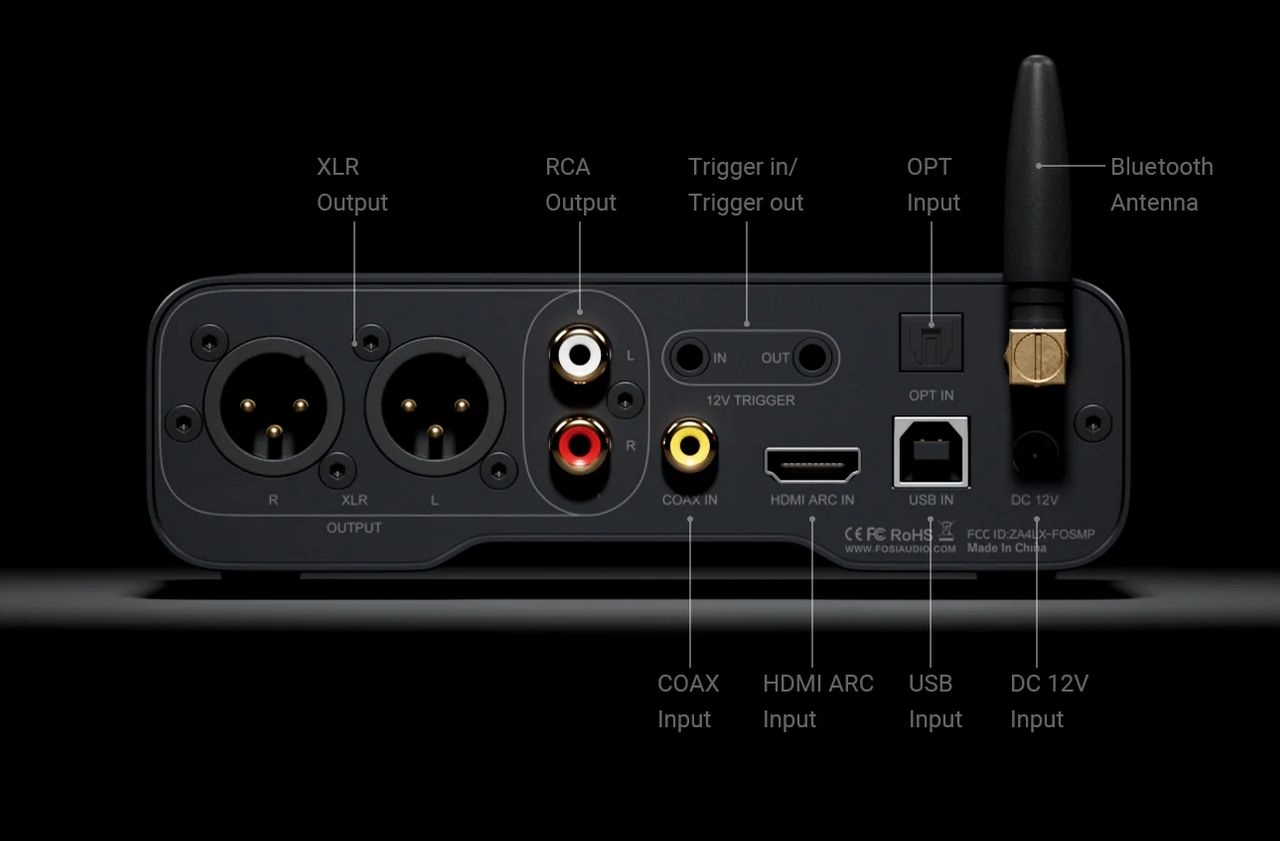 Rozbudowane wejścia audio: USB, koaksjalne, optyczne i HDMI ARC