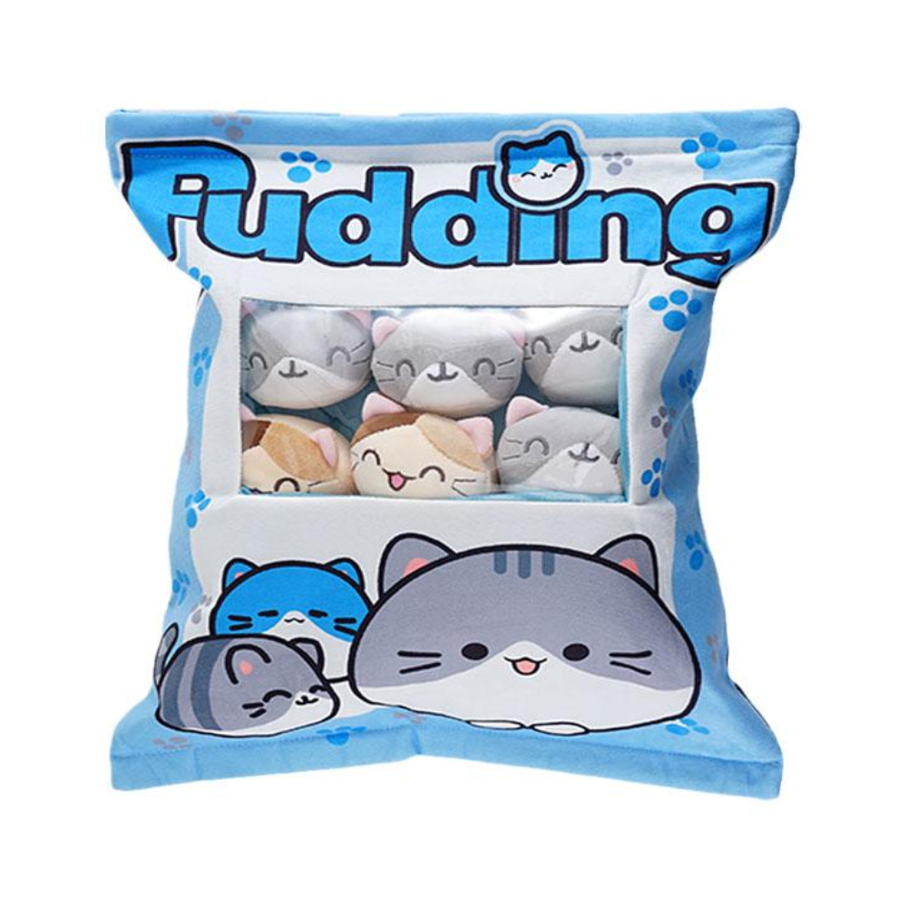 Poduszka PUDDING z MASKOTKAMI Kotki 8szt – Urocza i funkcjonalna dekoracja