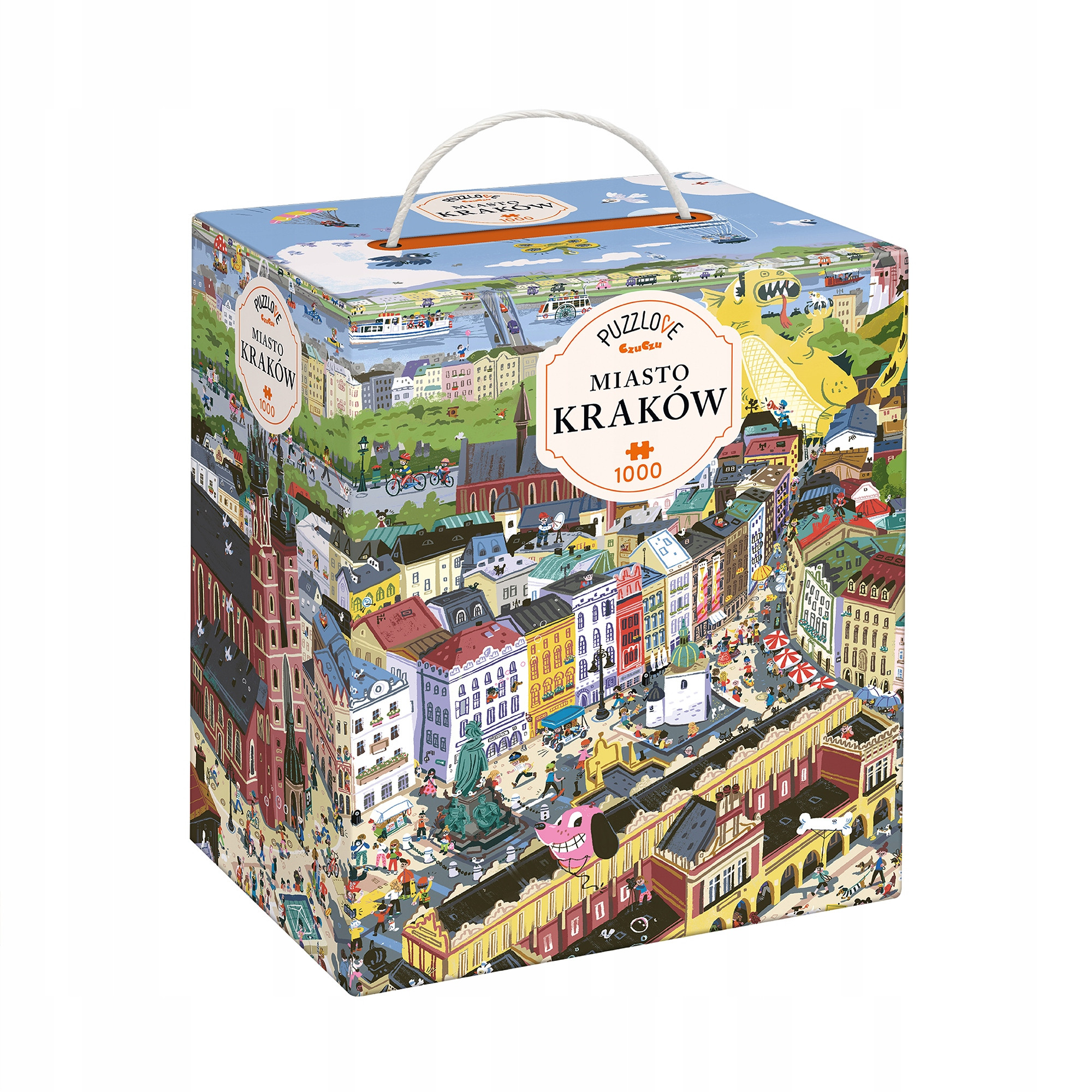 NICI Puzzlove CzuCzu Miasto Kraków – Puzzle pełne kolorów i historii