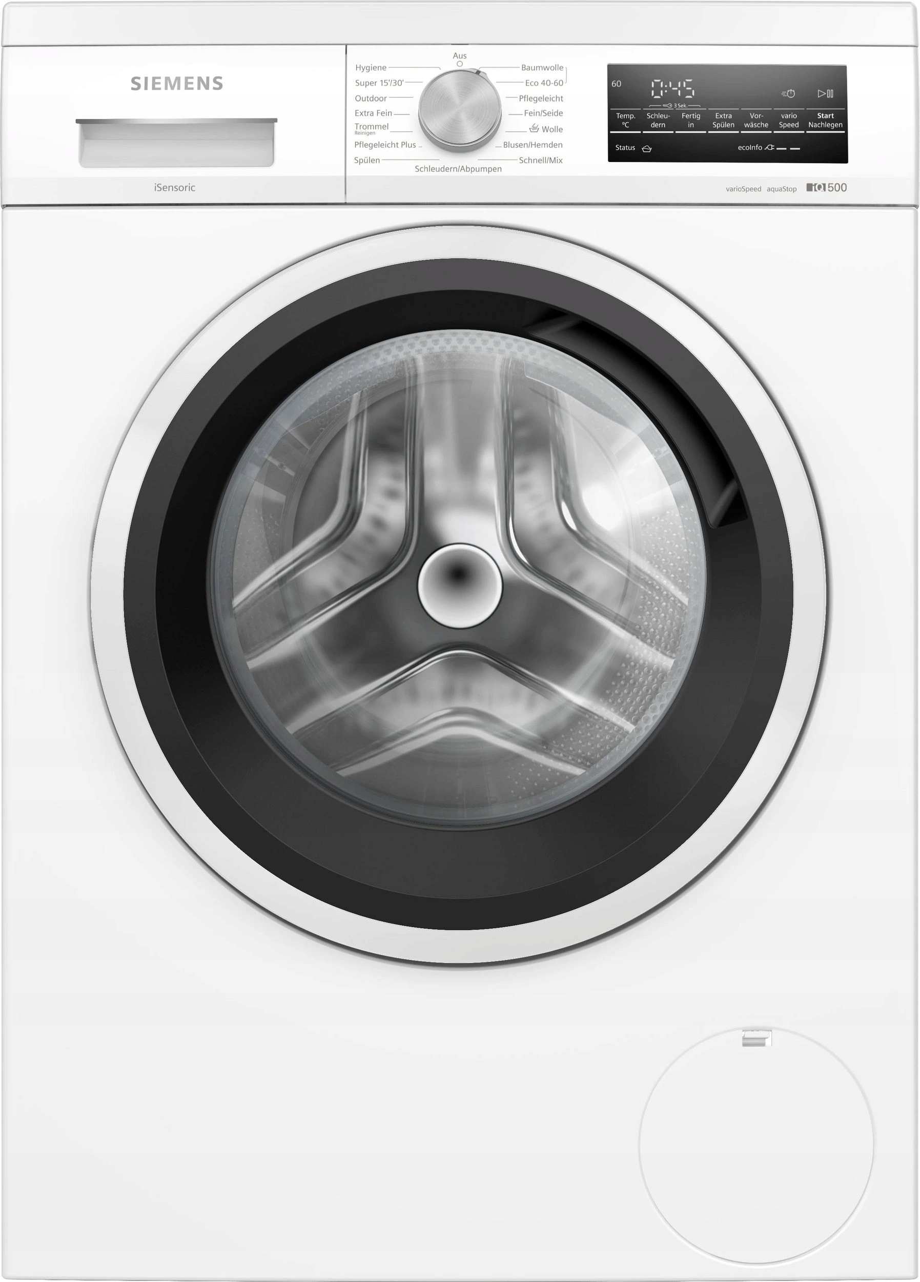 Wysoka prędkość wirowania 1400 RPM – Szybsze suszenie ubrań