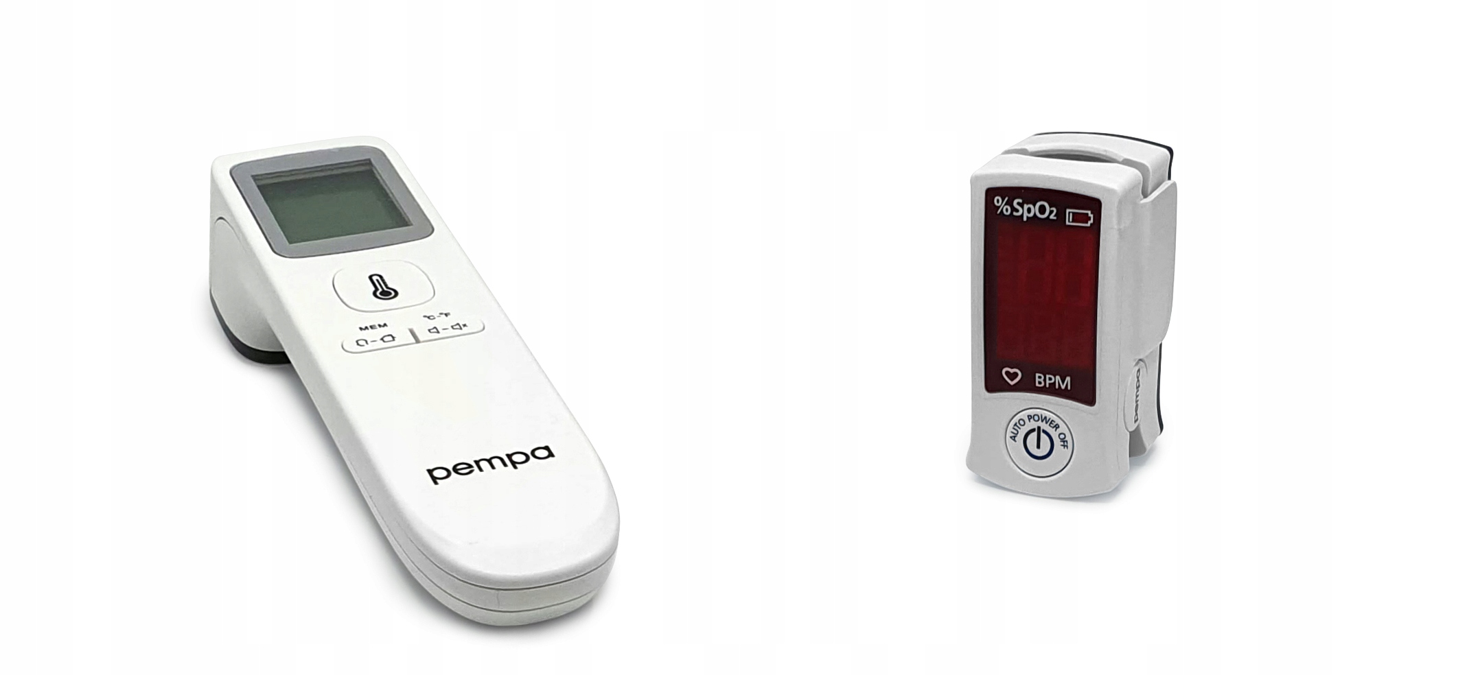 Funkcje pamięci i alarmu gorączki