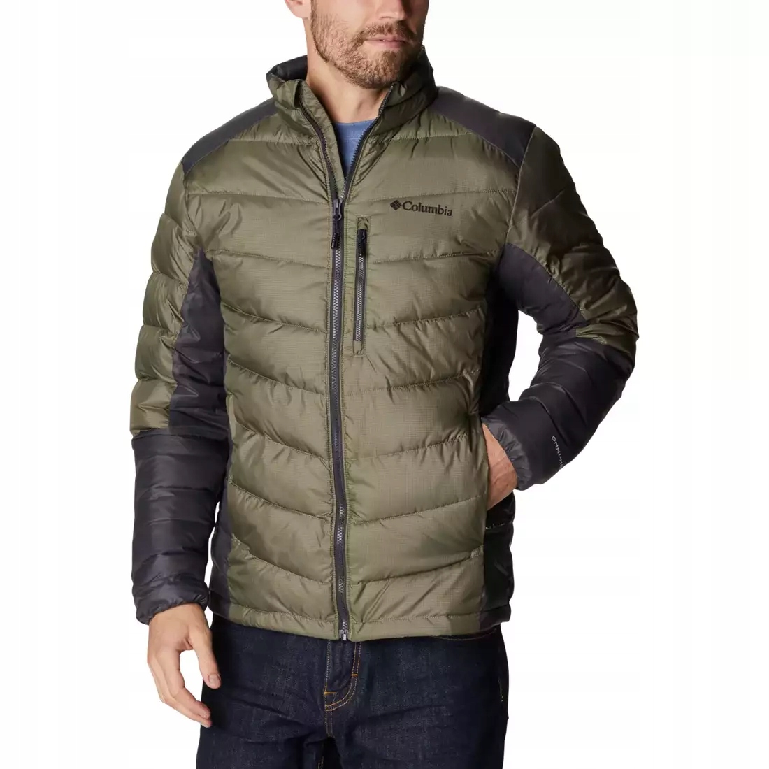 Męska Kurtka Columbia Labyrinth Loop Jacket 1957313398 – Komfort i styl w zielonym kolorze