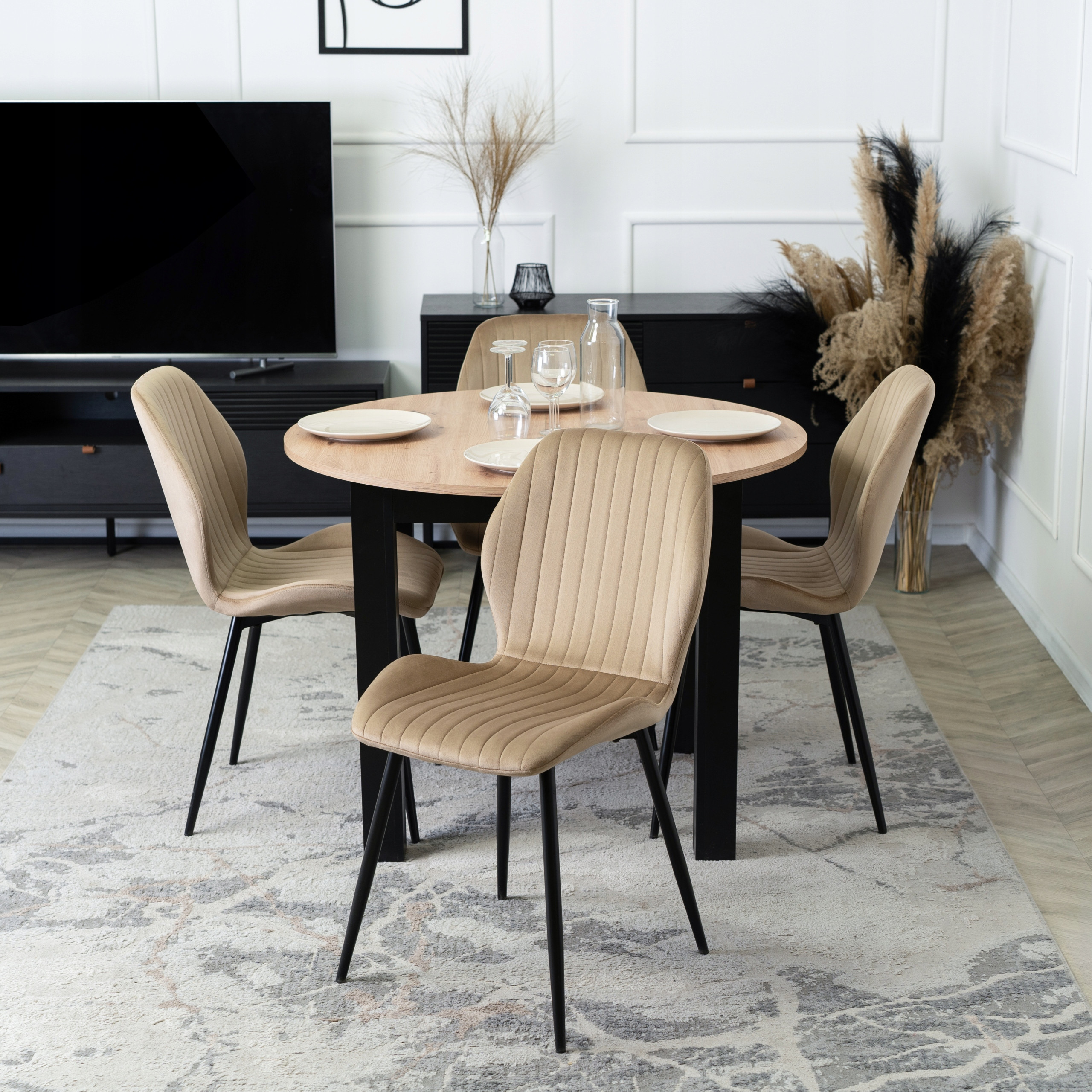 Stylowy design – Klasyczne połączenie kolorów