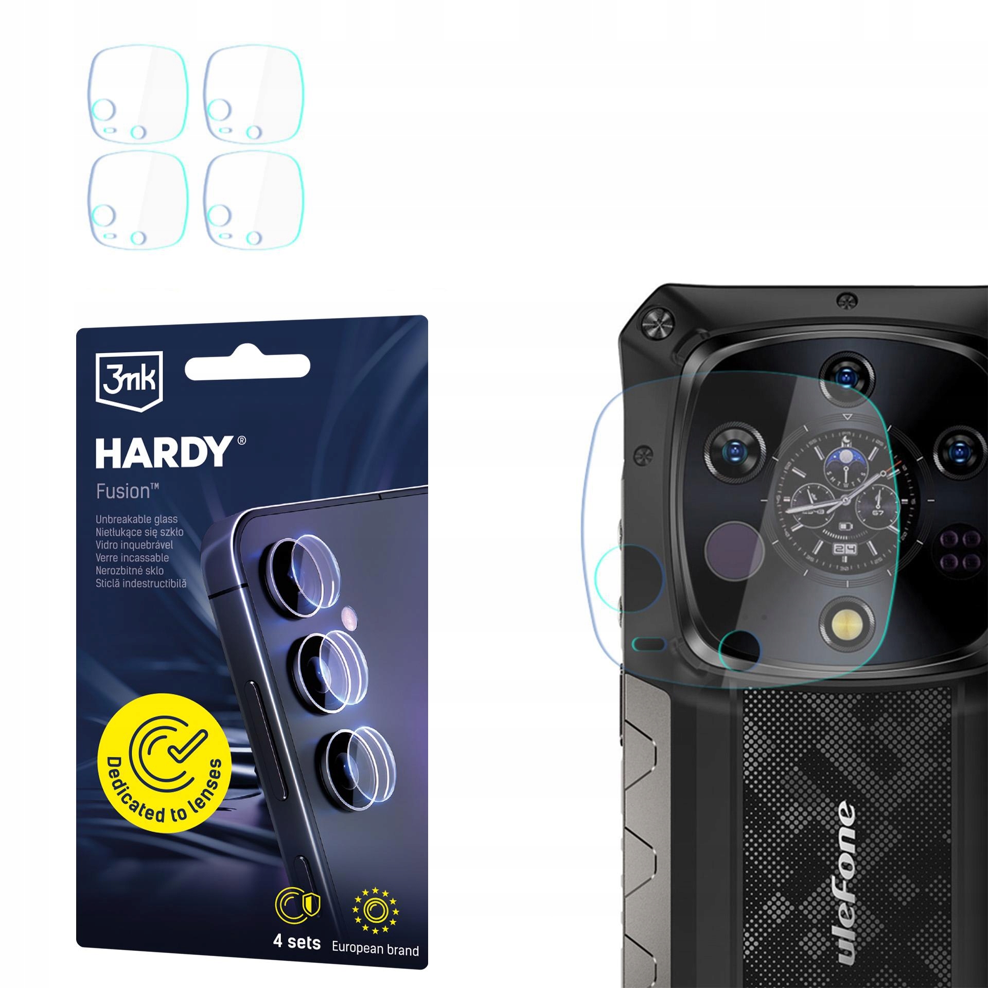 Ulefone Armor 28 Ultra – Ochrona obiektywu z 3mk Hardy Fusion Lens Protection