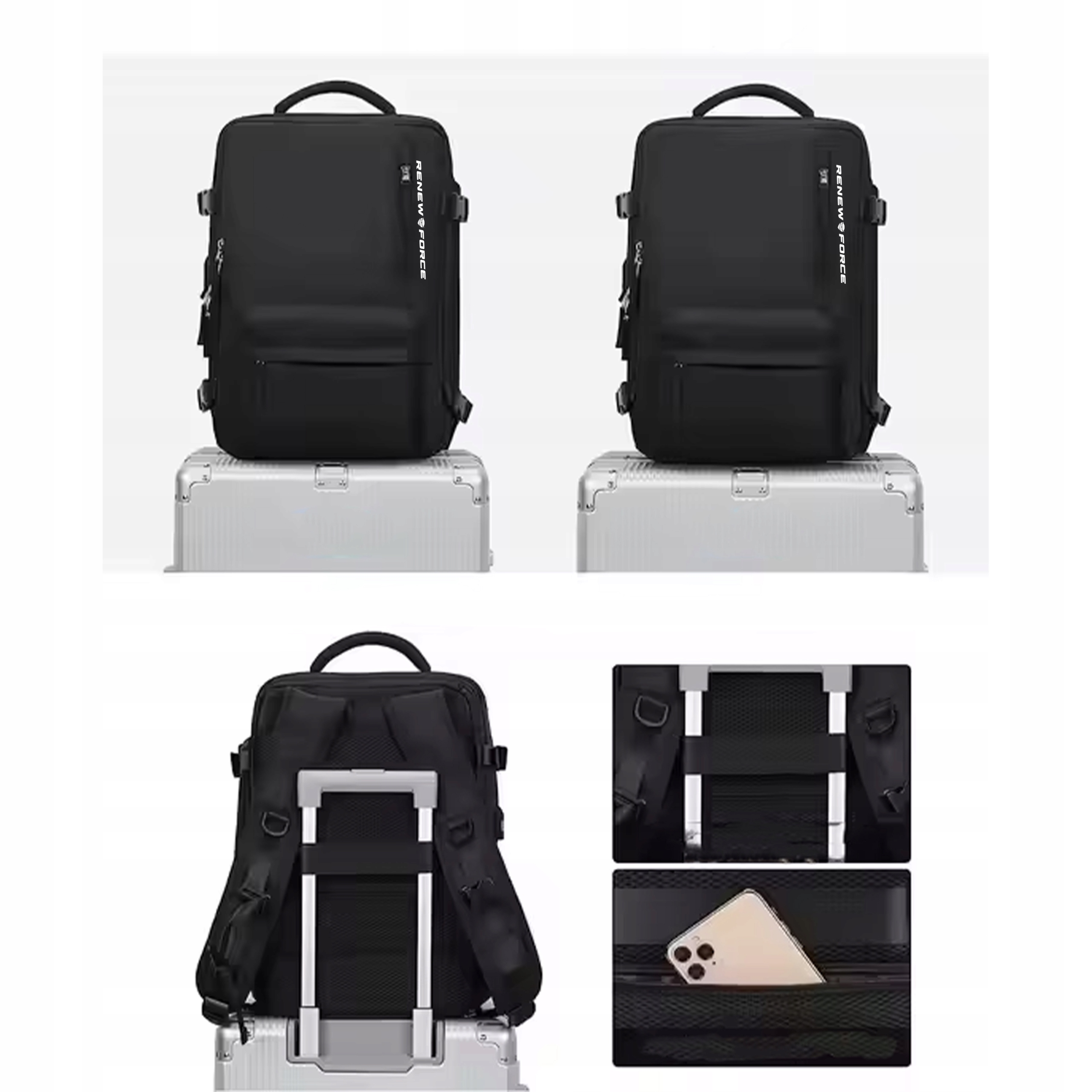 Możliwość rozszerzenia – Zwiększ pojemność torby do 30 cm