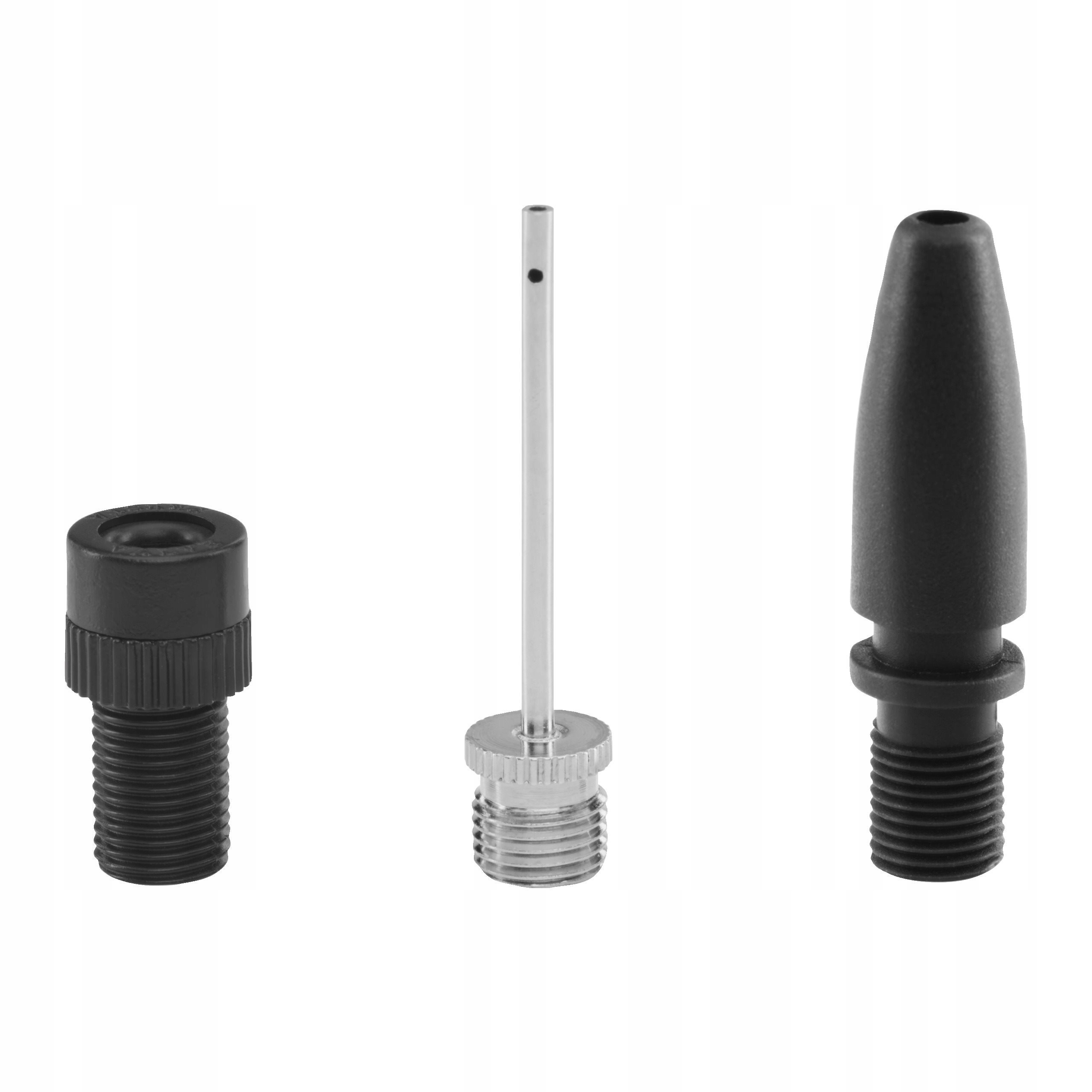 Akcesoria w zestawie – igła kulkowa i adapter Presta