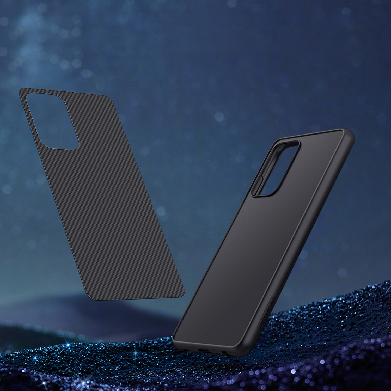 Etui Nillkin Synthetic Fiber dla Samsung Galaxy A52 5G/4G - Wysokiej jakości włókno węglowe