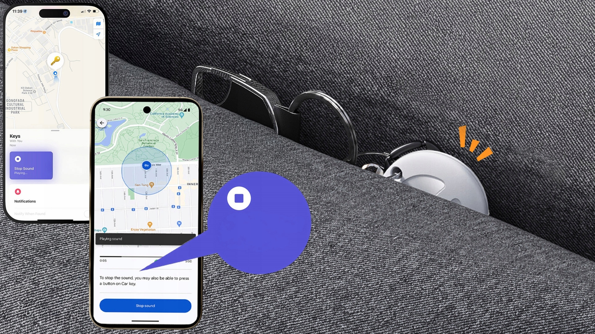 Kompatybilność z Apple Find My i Google Find Hub