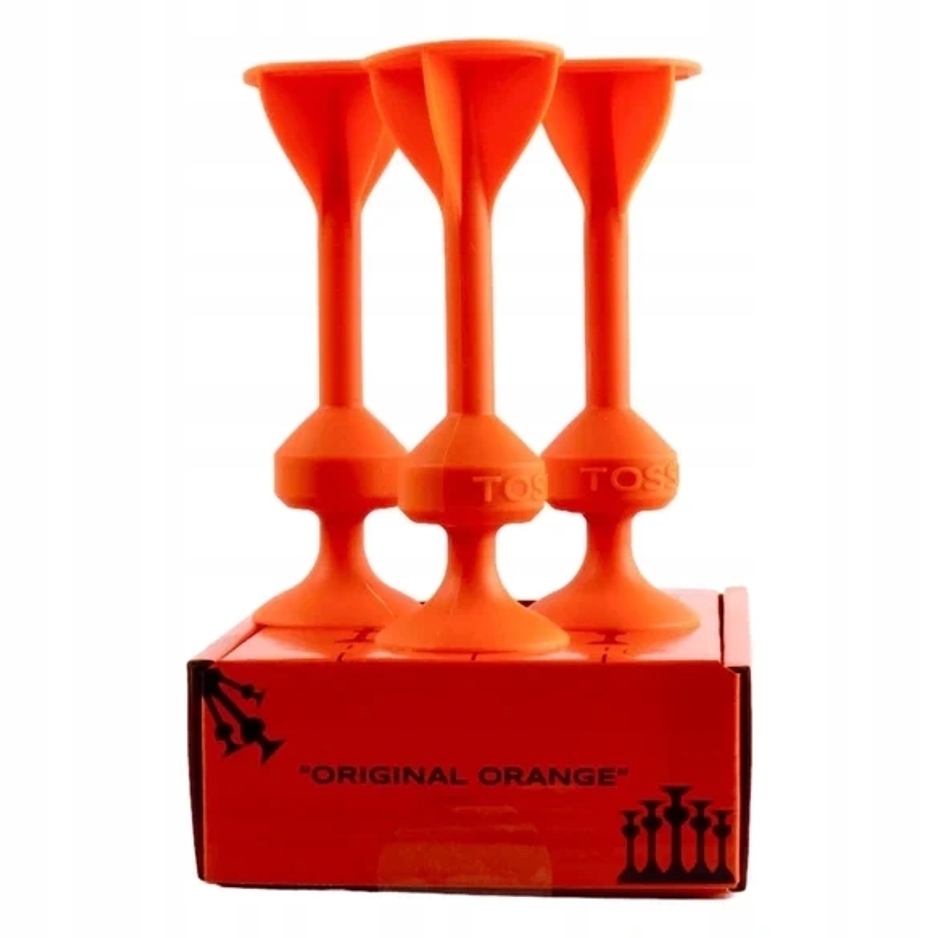 Zestaw zawiera 3 rzutki w kolorze pomarańczowym