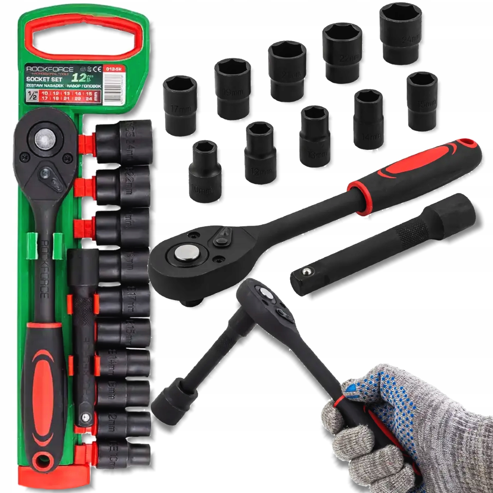 Uniwersalny zakres rozmiarów nasadek – Idealny do różnych zastosowań